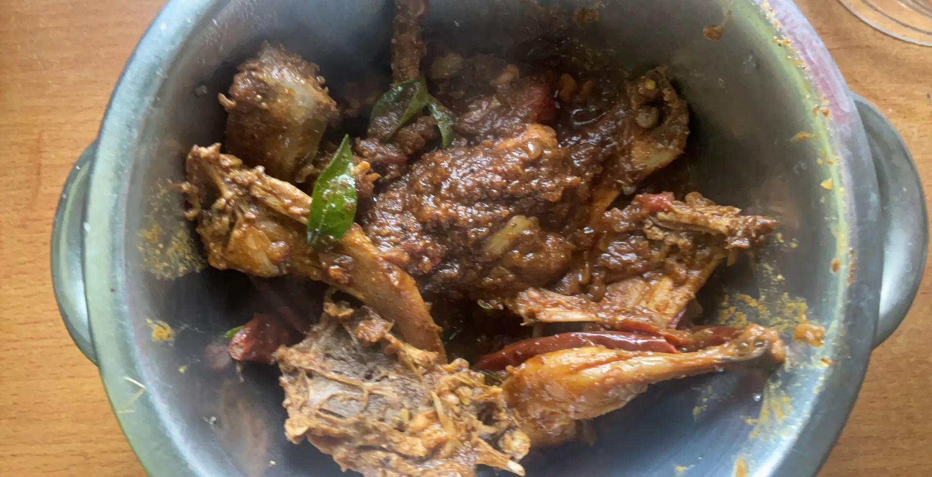 A cook's photo of Quail Pepper Fry