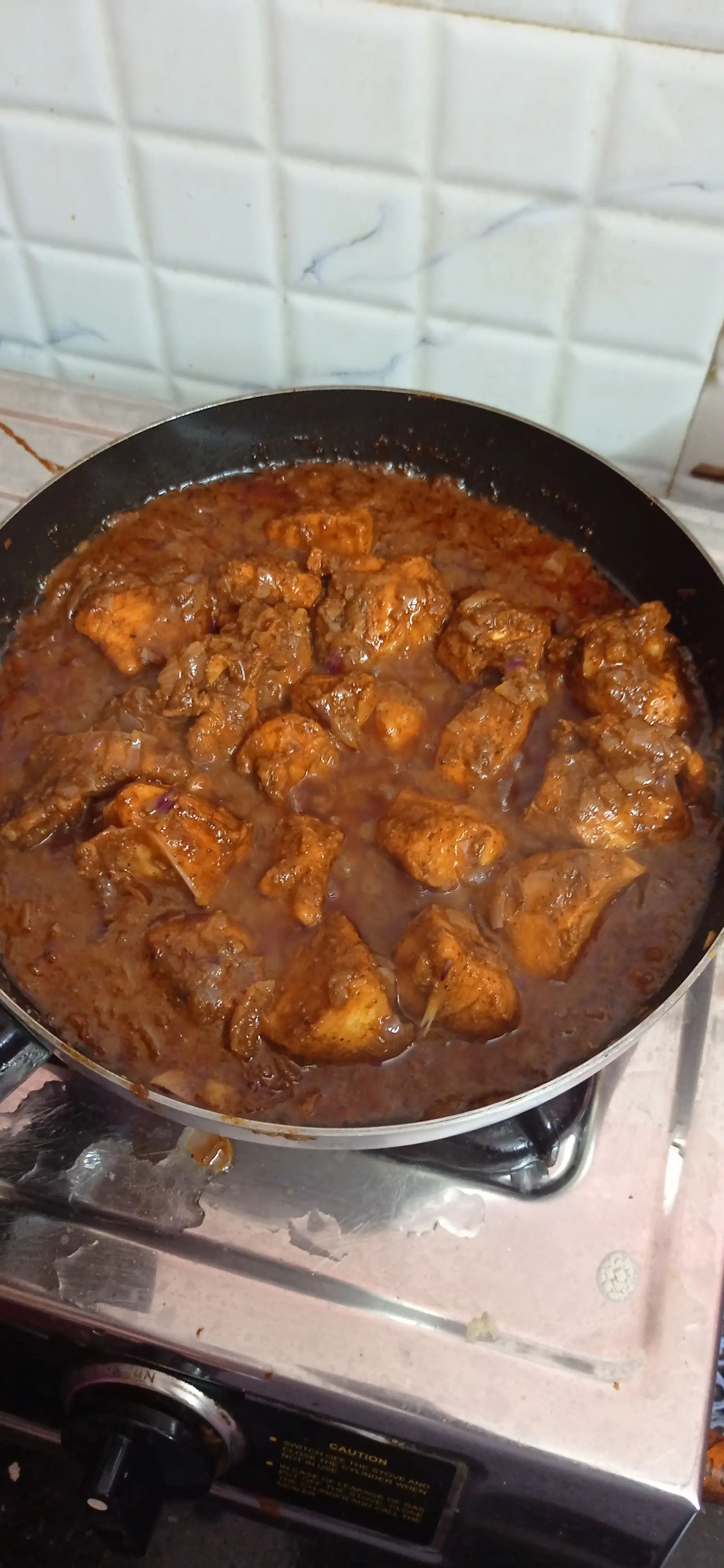 A cook's photo of Chicken Ghee Roast