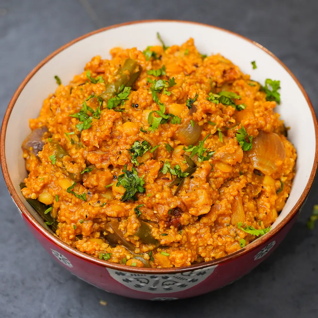 Pressure Cooker Millet Sambar Rice