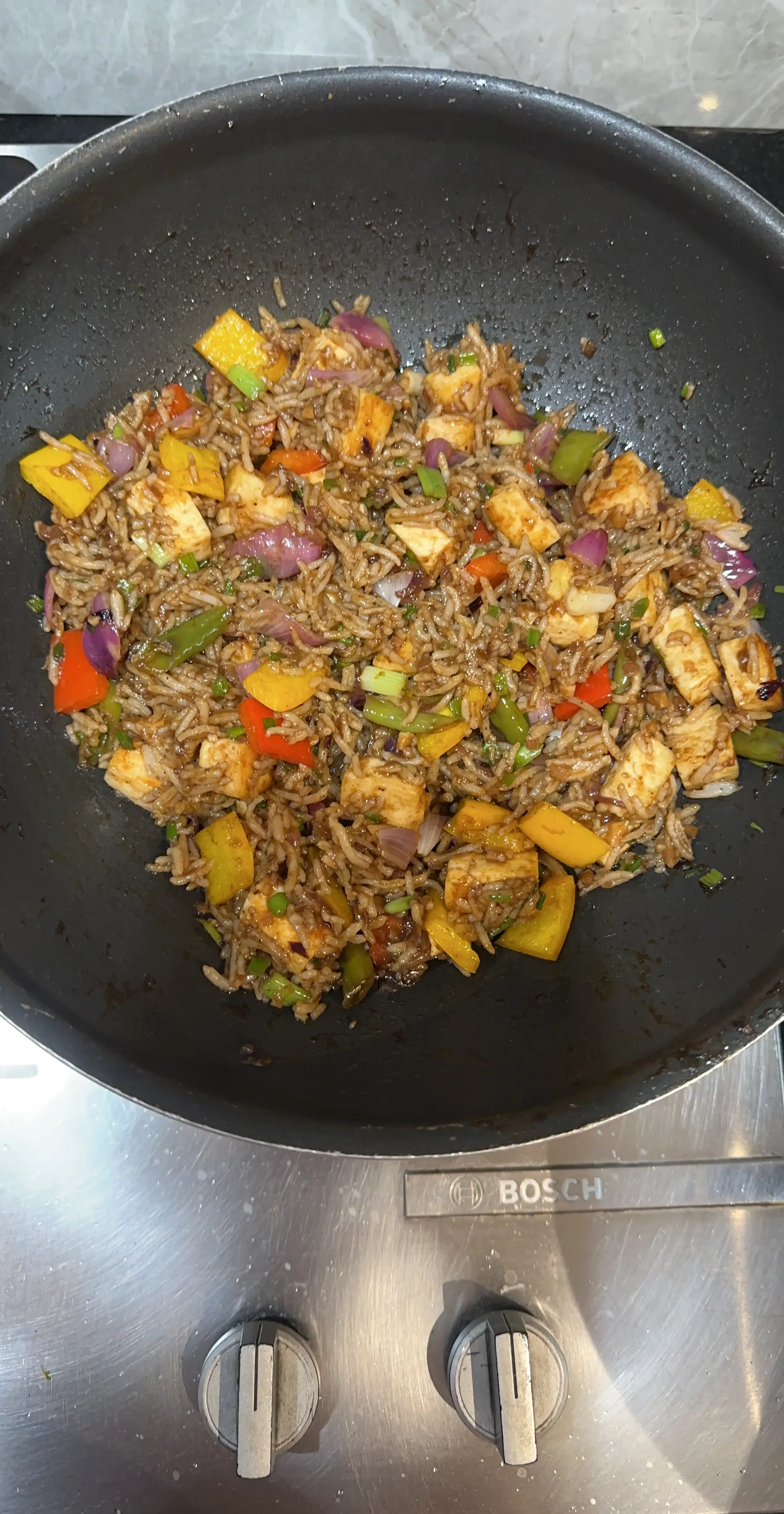 A cook's photo of Paneer Chilli Fried Rice