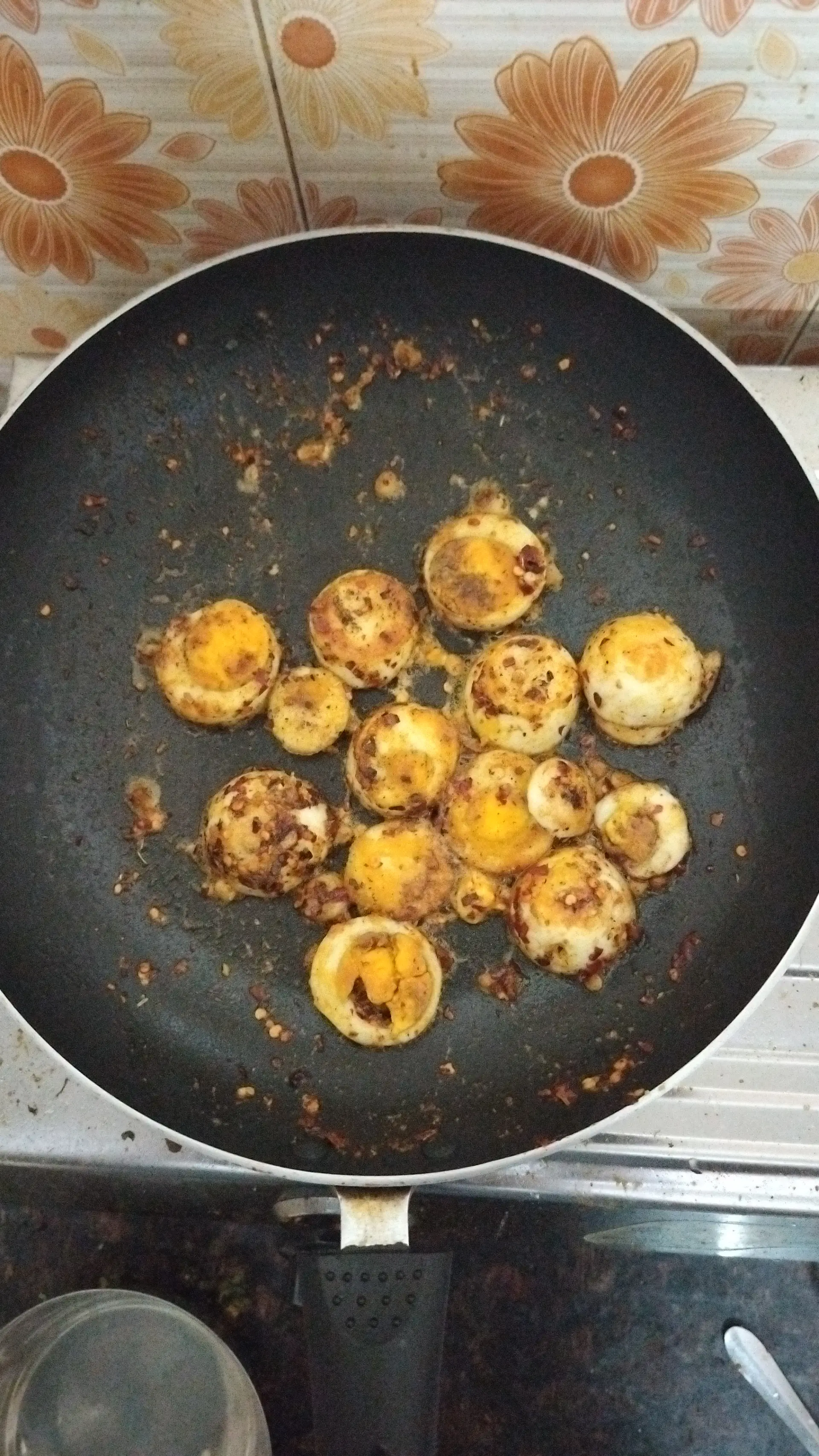 A cook's photo of Golden Coin Eggs