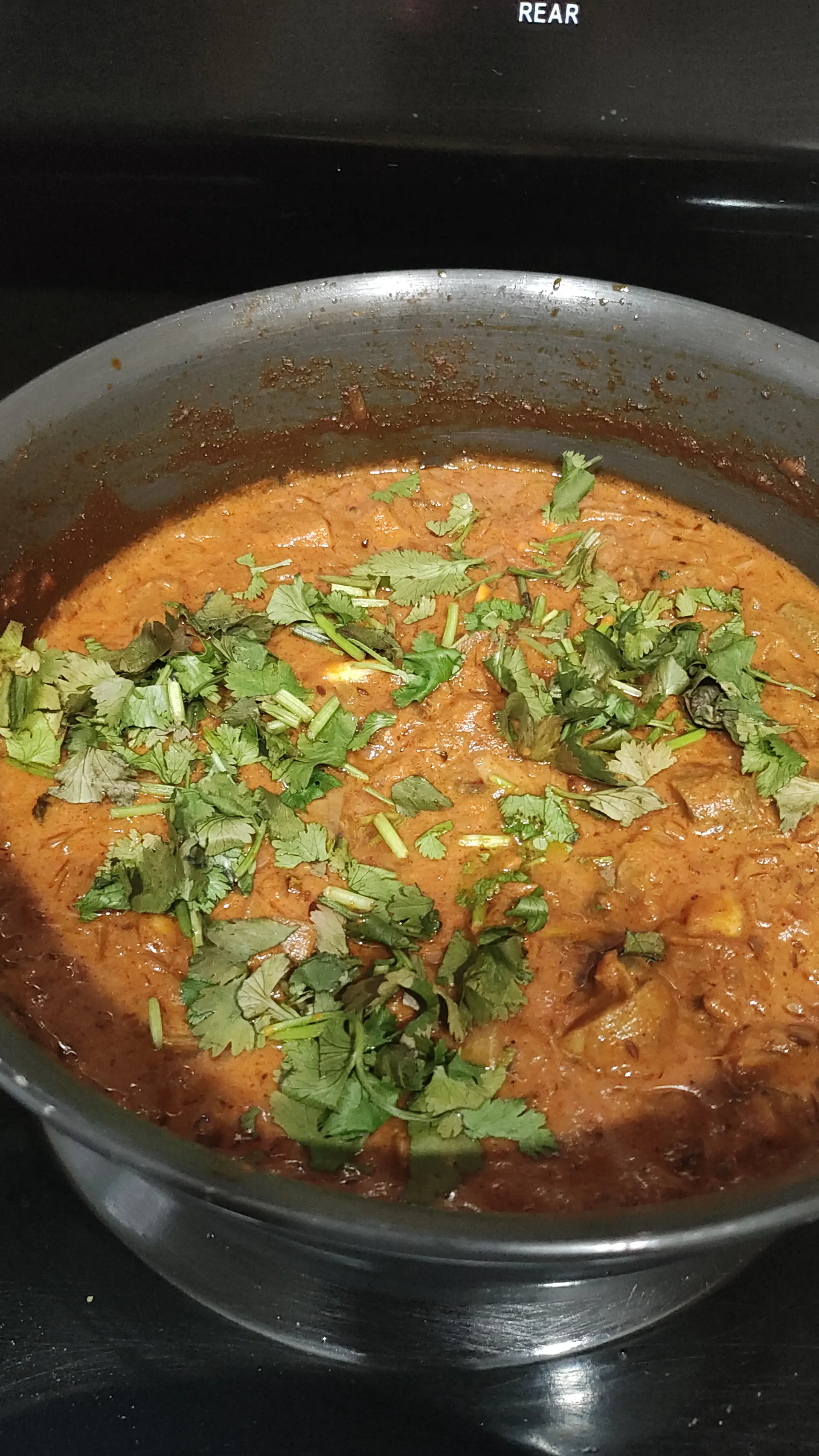 A cook's photo of Kumbh Kaju Masala