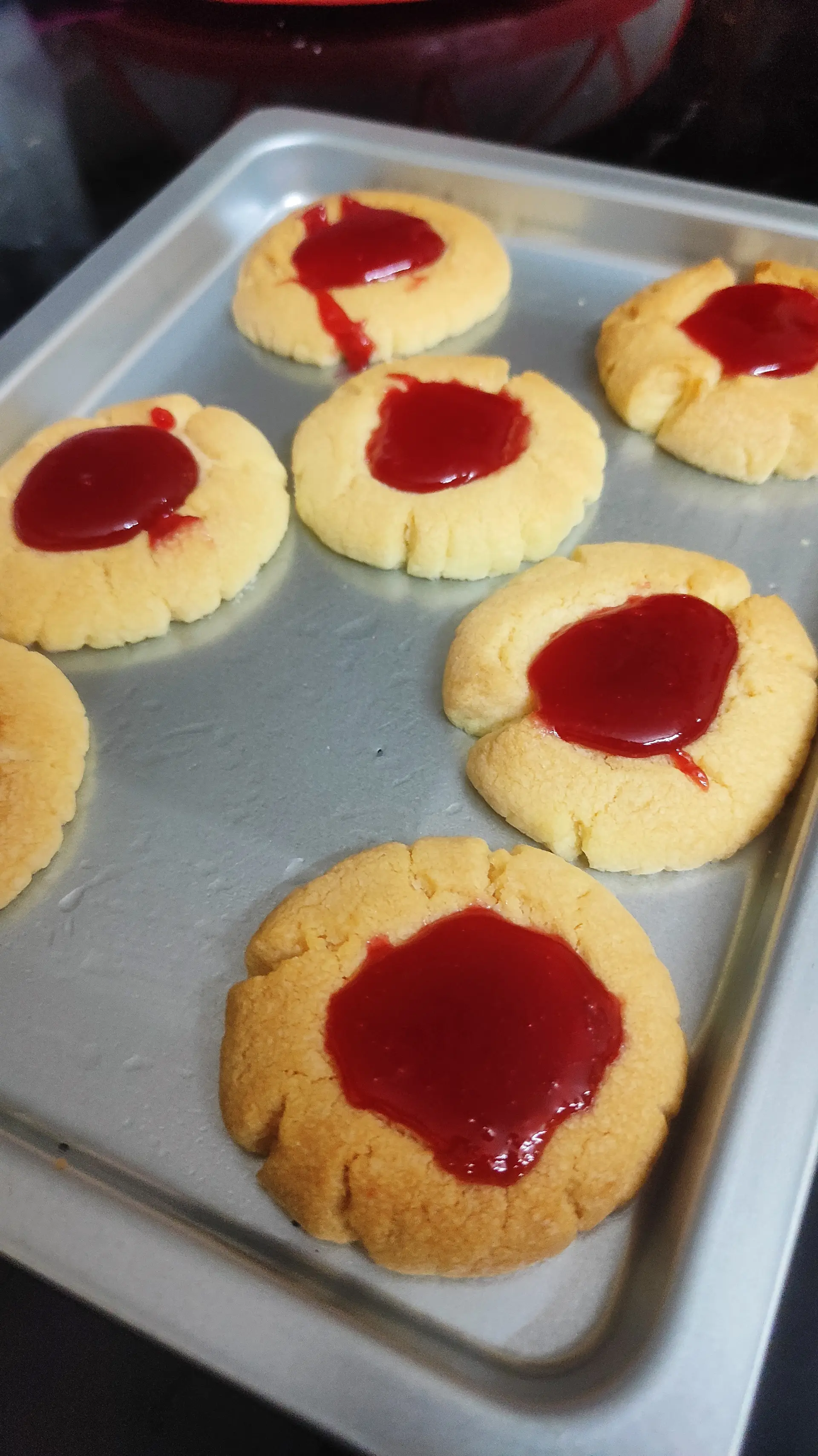 A cook's photo of Jam Cookies