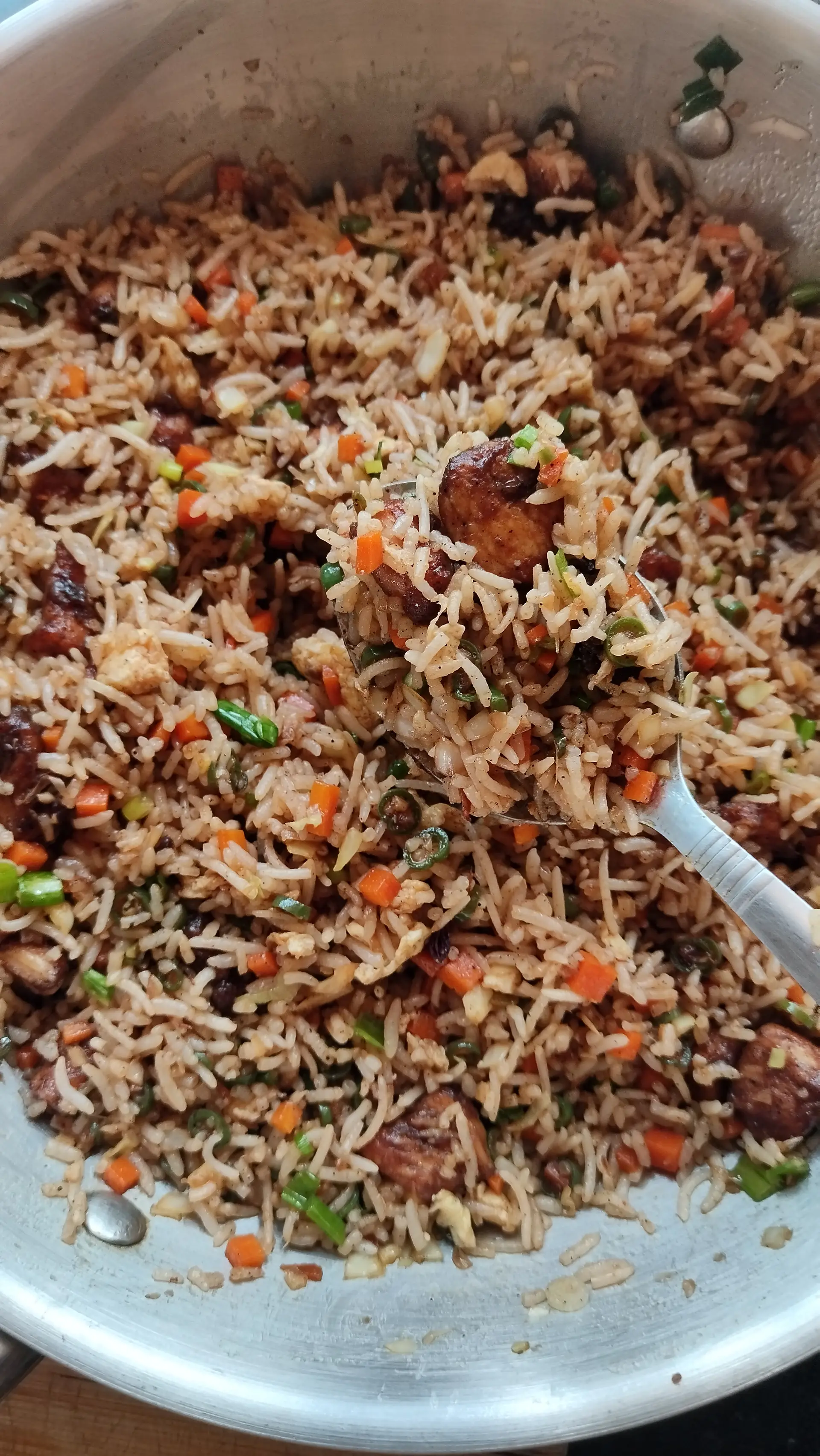 A cook's photo of Chicken Fried Rice
