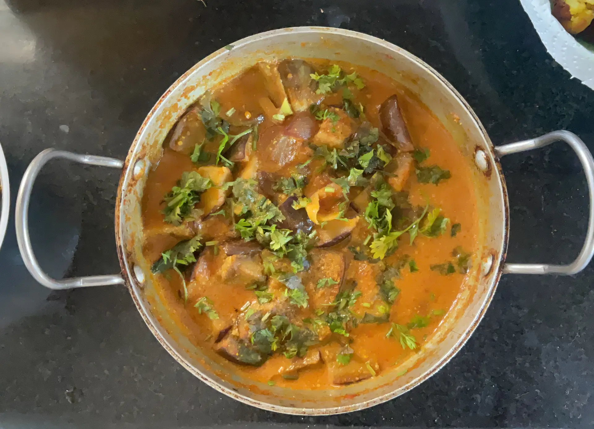 A cook's photo of Ennai Kathirika Kulambu