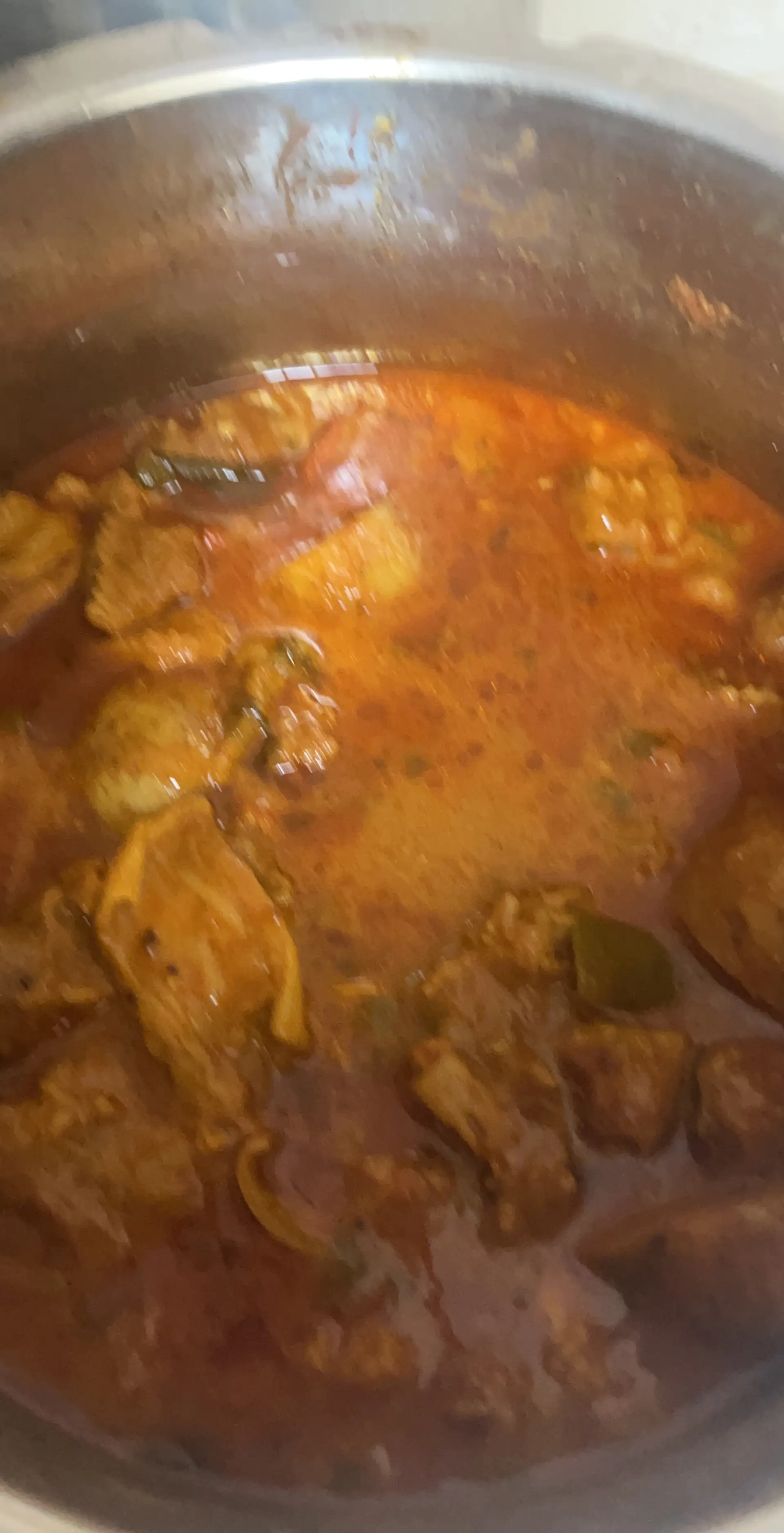 A cook's photo of Cookd Pressure Cooker Mutton Kulambu
