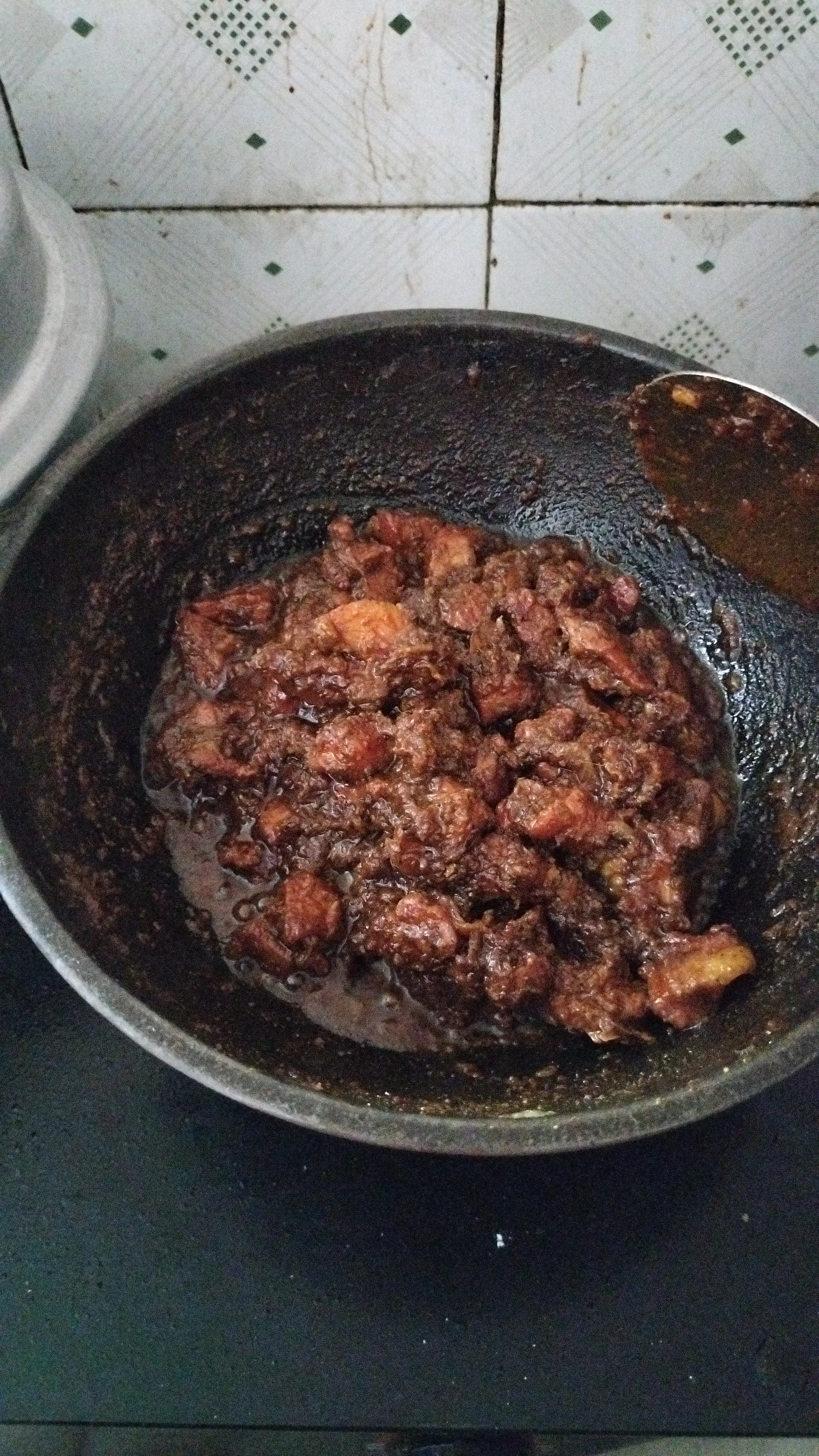 A cook's photo of Mutton Ennai chukka