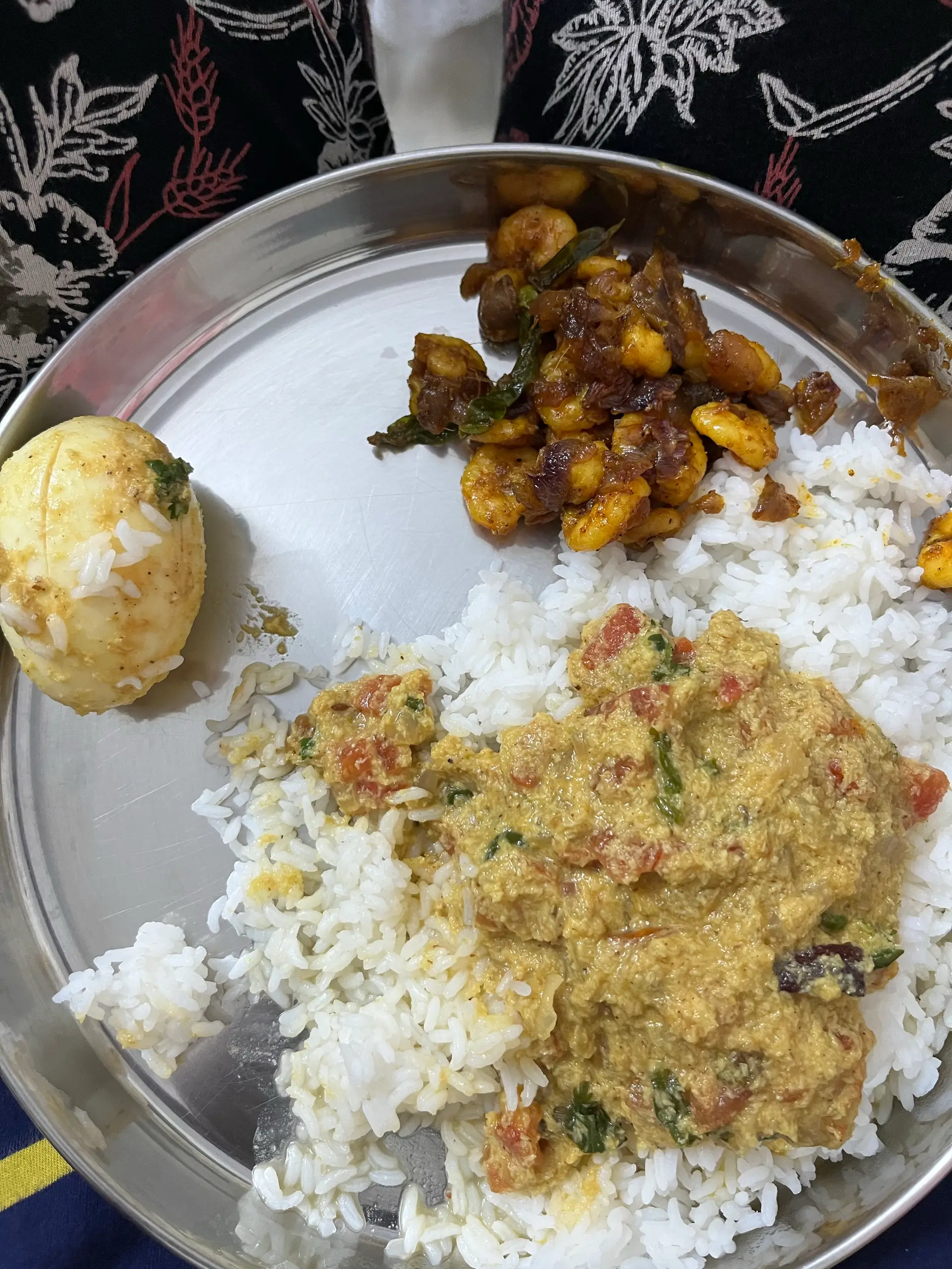 A cook's photo of Egg Kurma