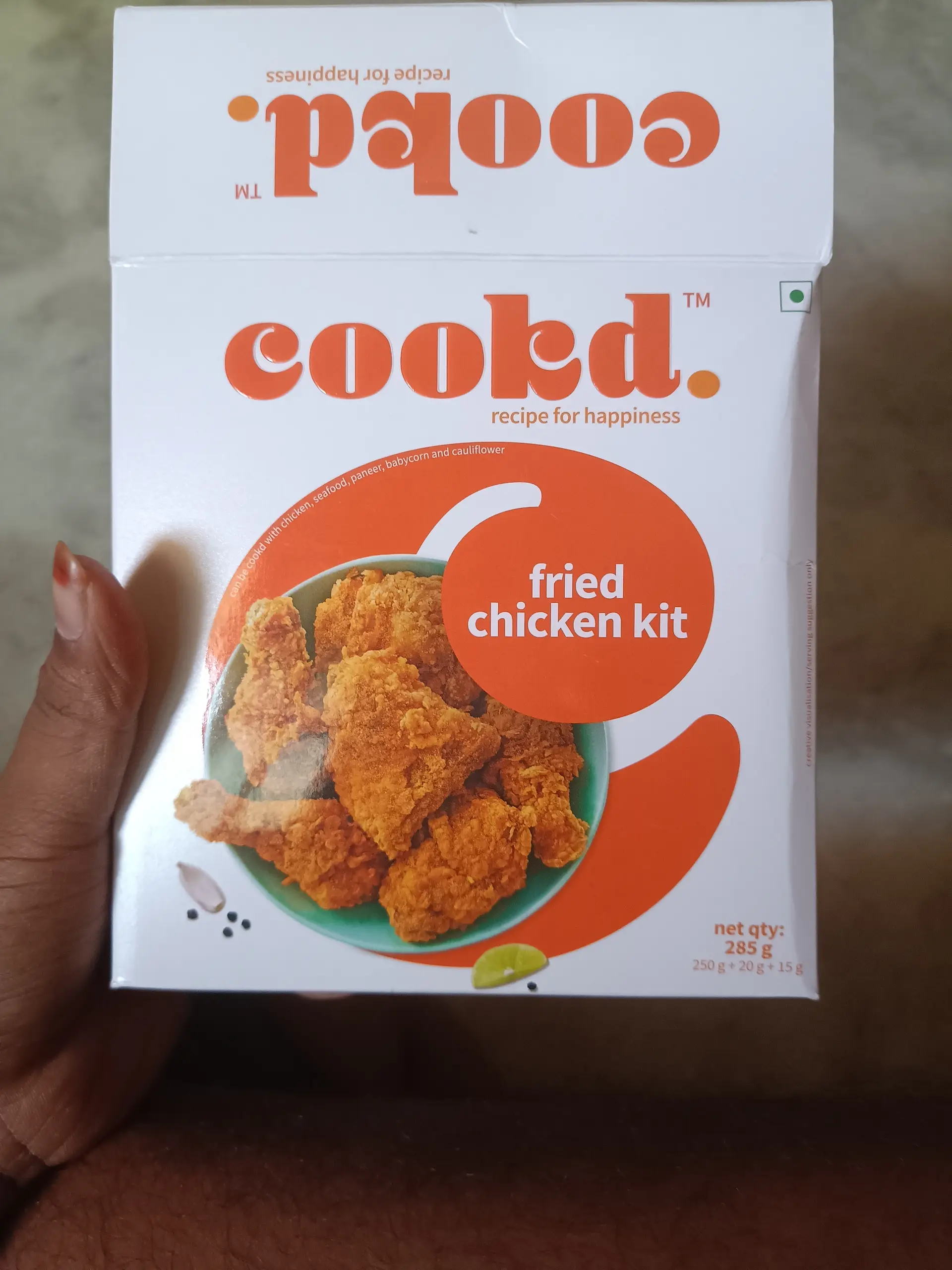 A cook's photo of Cookd Fried Chicken
