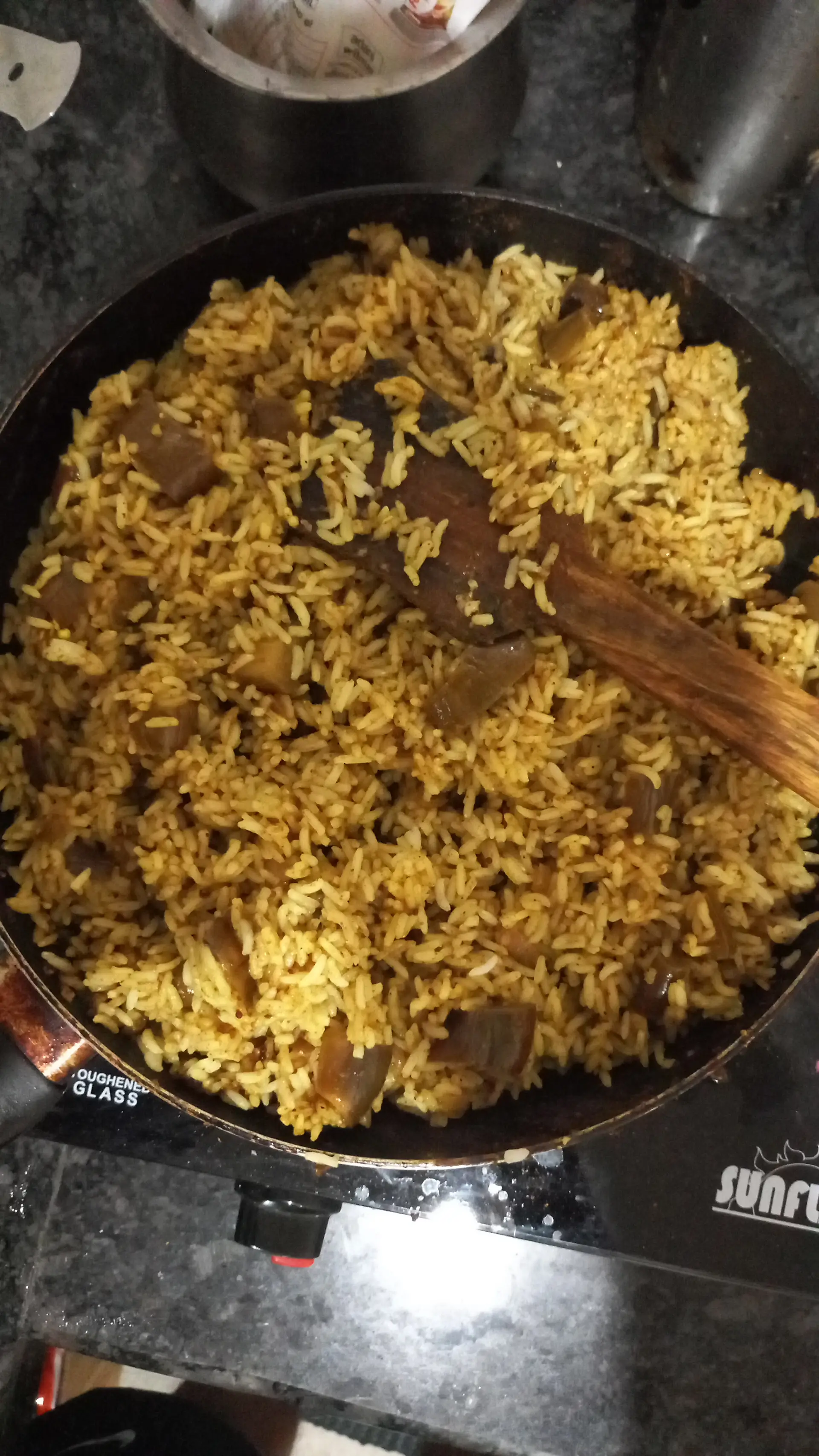 A cook's photo of Brinjal Rice
