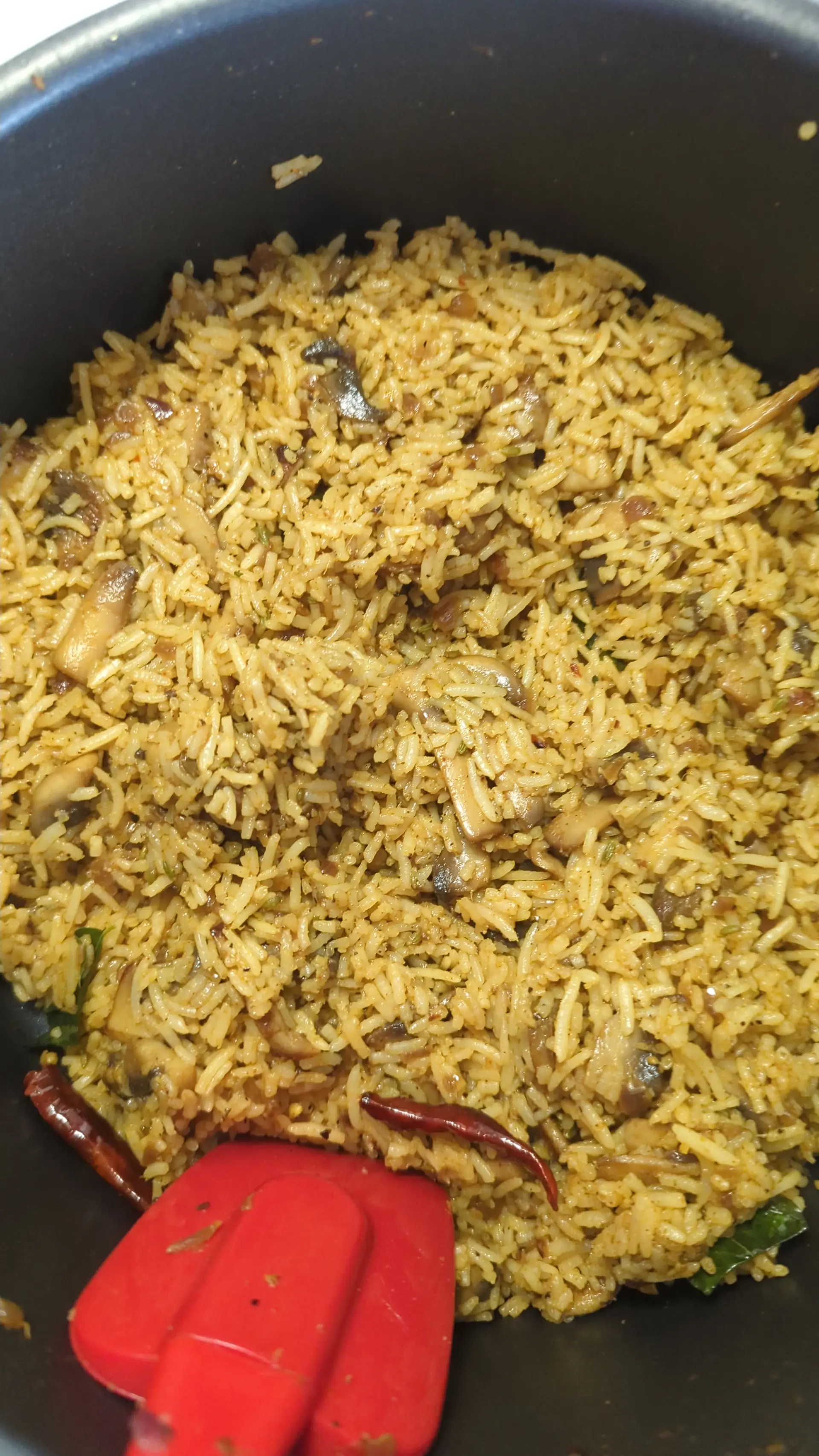 A cook's photo of Mushroom Pepper Rice