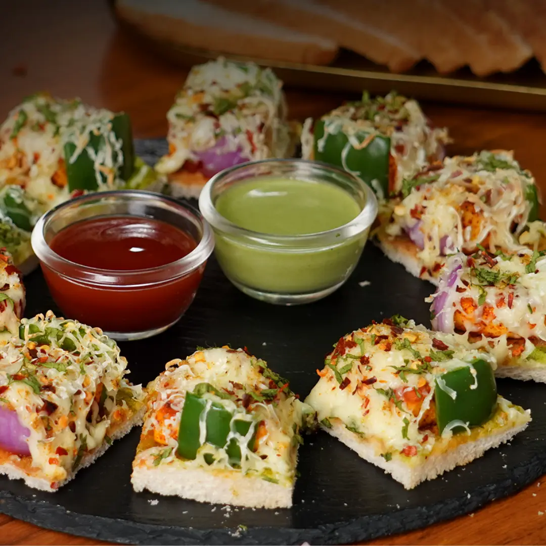 Street Style Paneer Tikka Sandwich