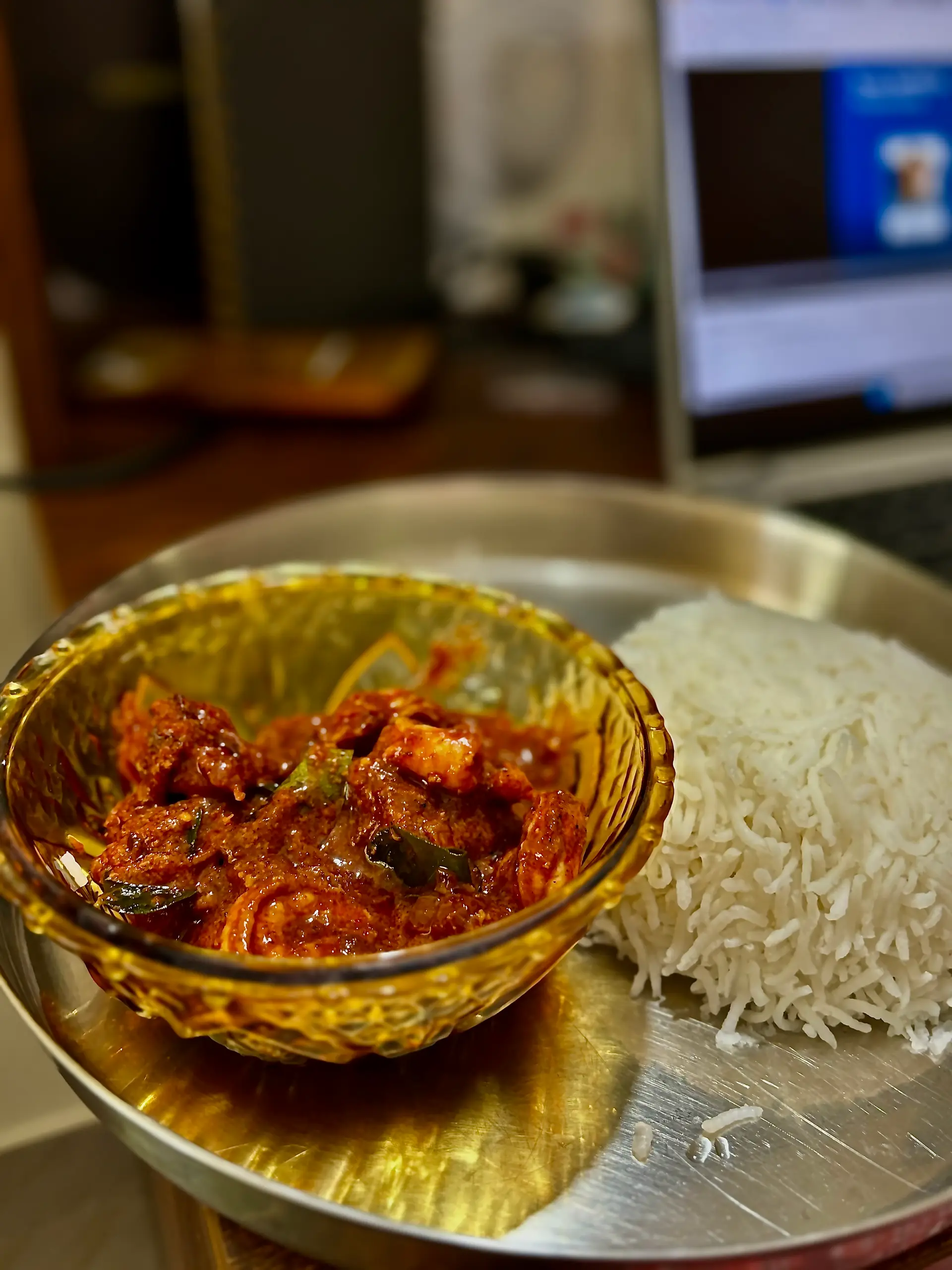 A cook's photo of Prawn Ghee Roast