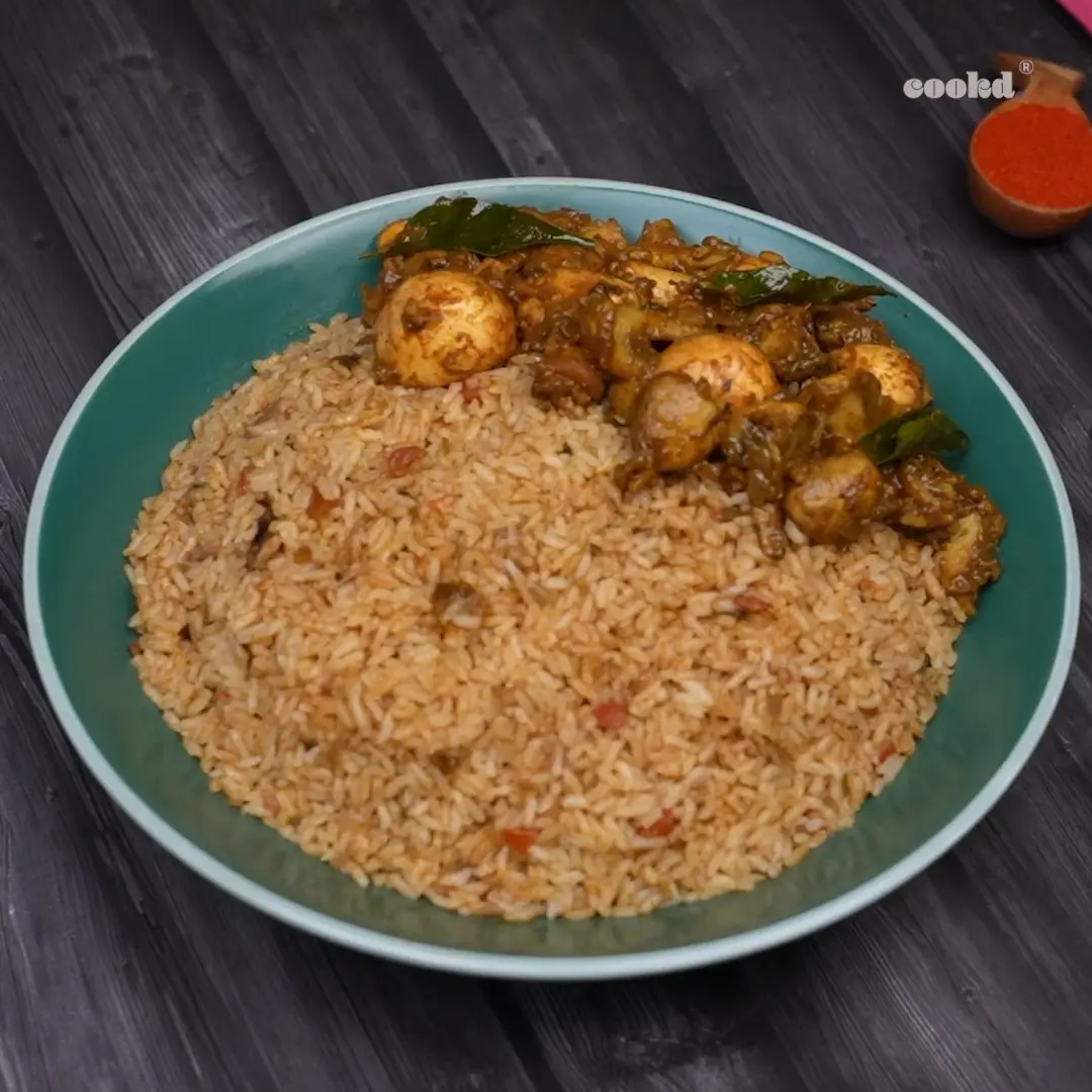குக்டு செட்டிநாடு காளான் ஆம்பூர் பிரியாணி