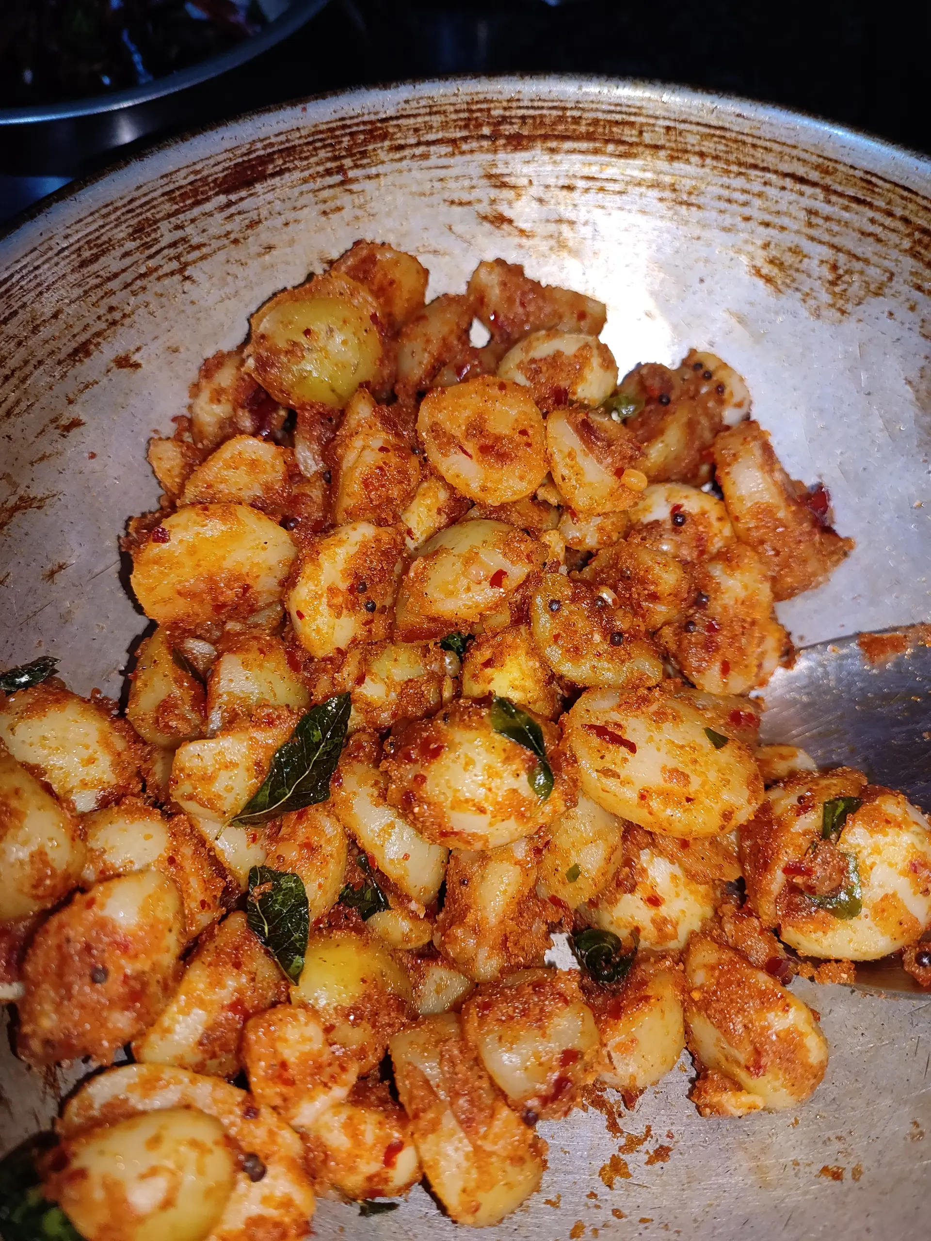 A cook's photo of Baby Potato Fry
