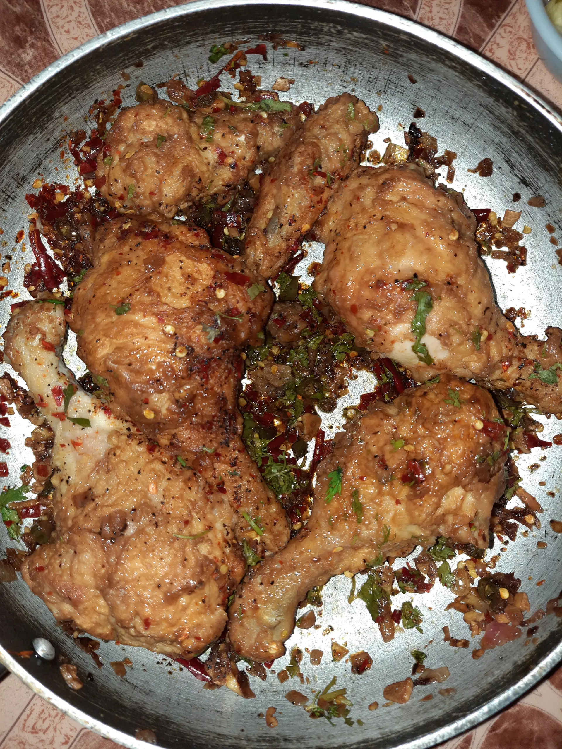 A cook's photo of Black Pepper Chicken Leg