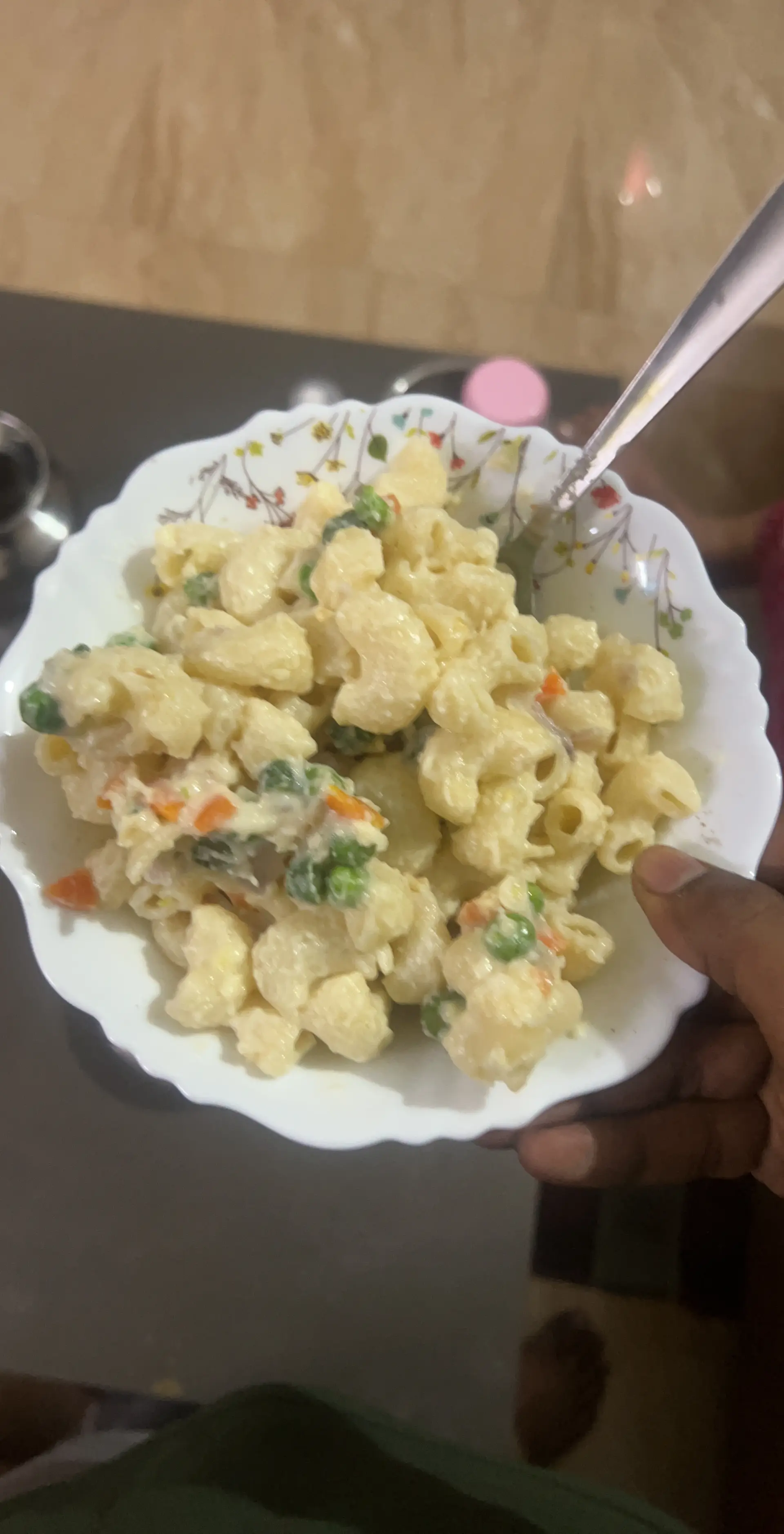 A cook's photo of White Sauce Chicken Pasta