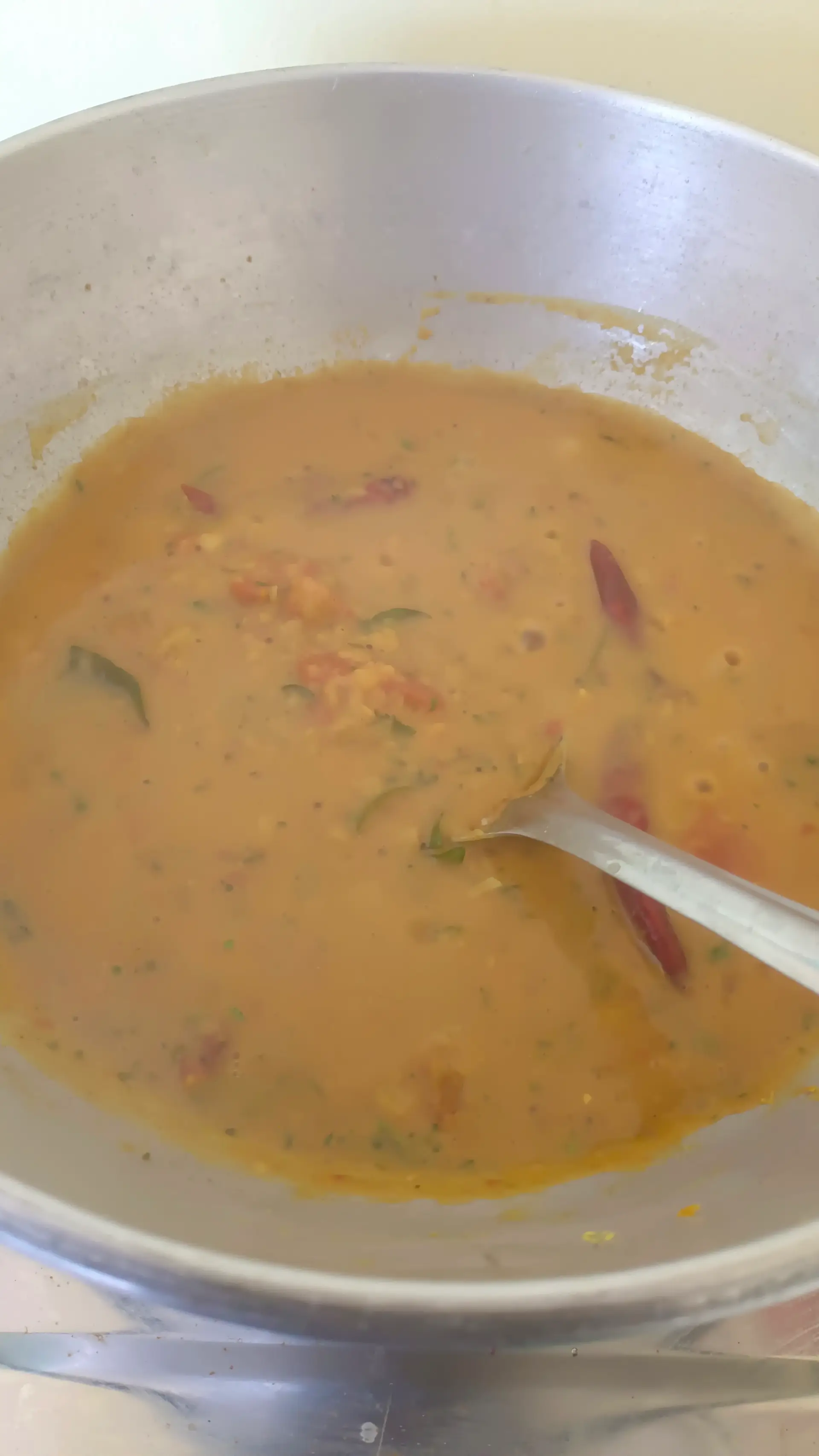 A cook's photo of Katti Paruppu