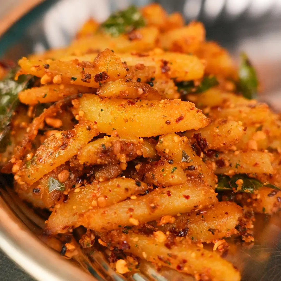 Red Thecha Potato Fry