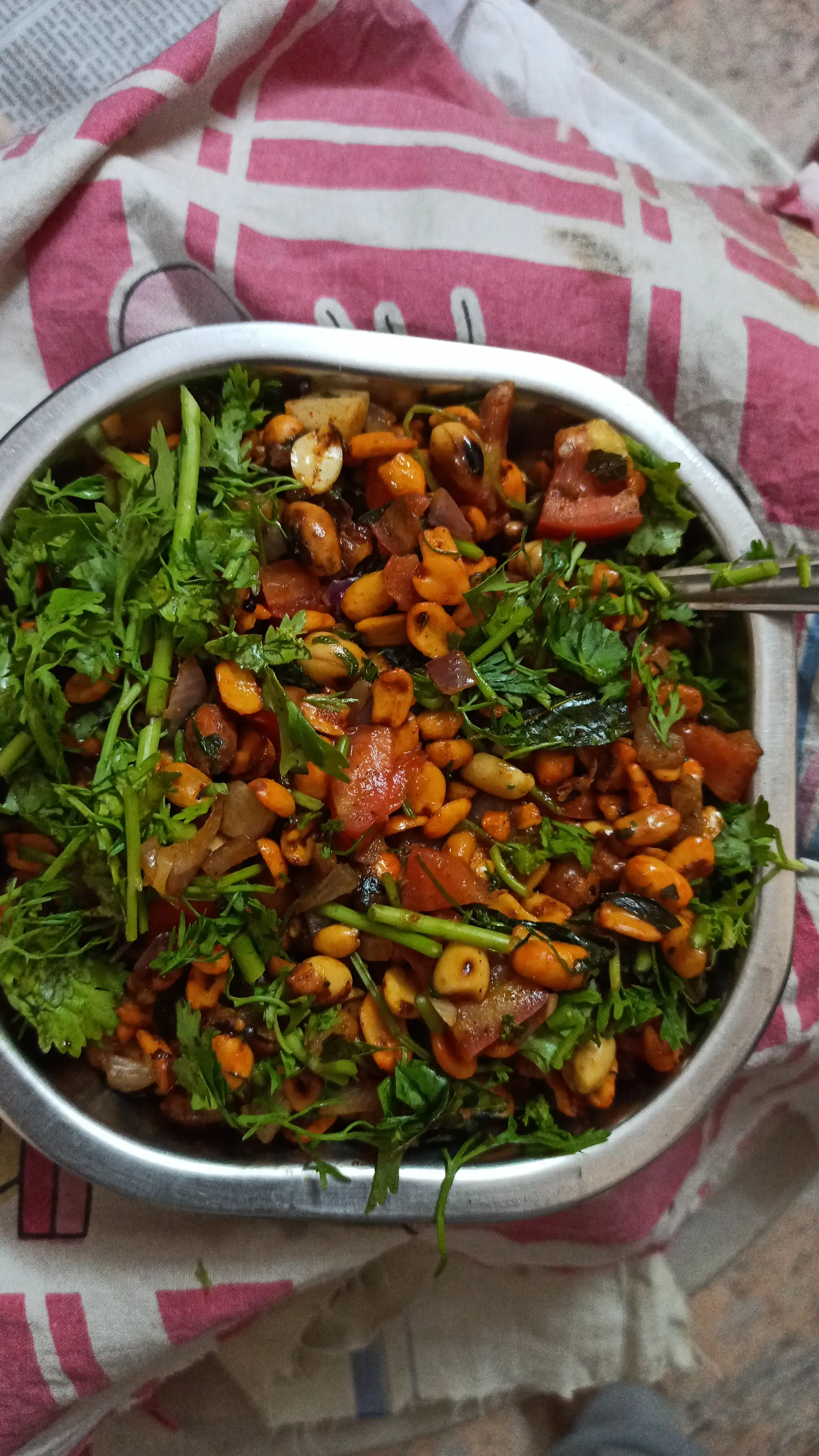 A cook's photo of Peanut Chaat