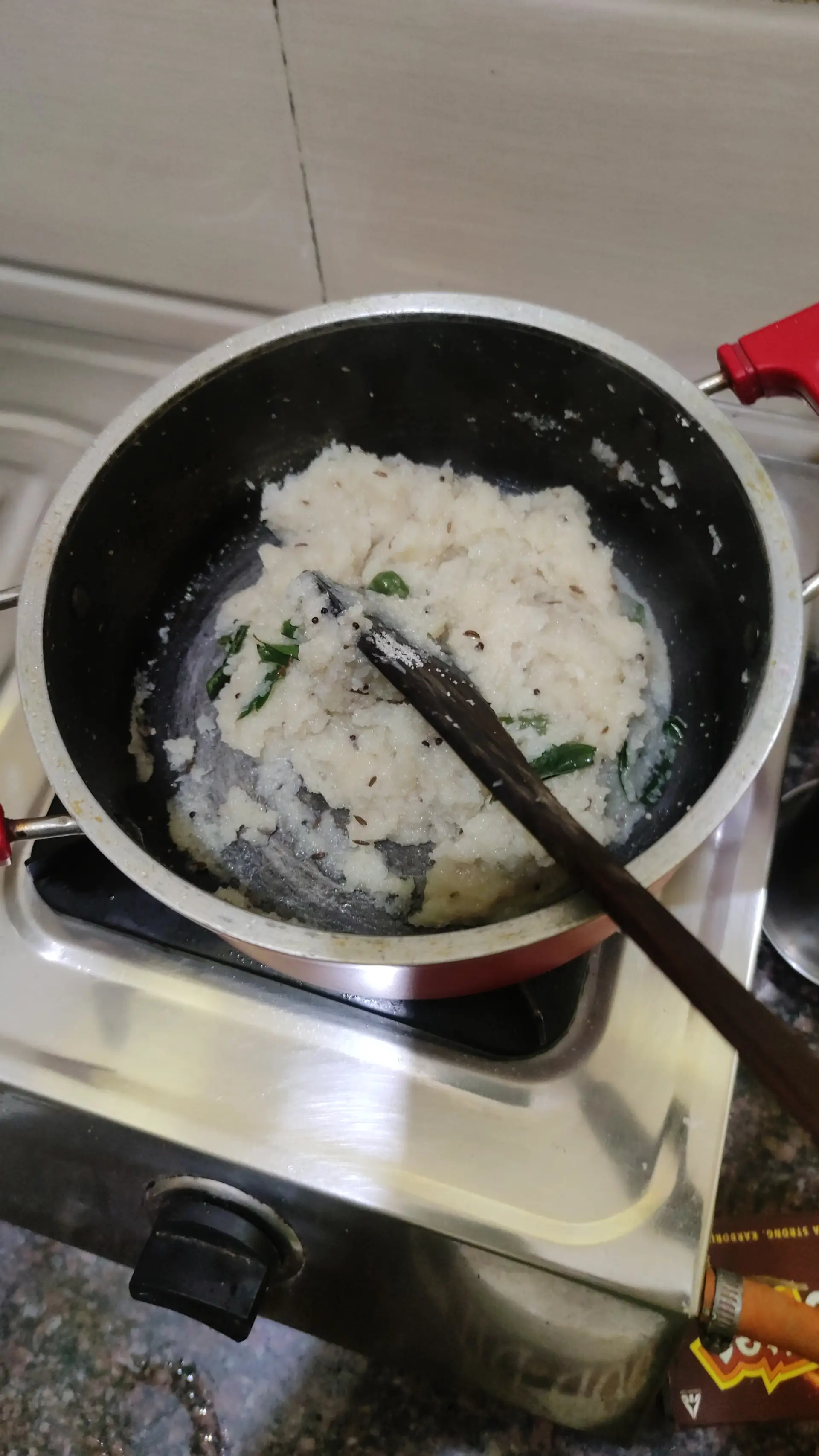 A cook's photo of Rava Upma