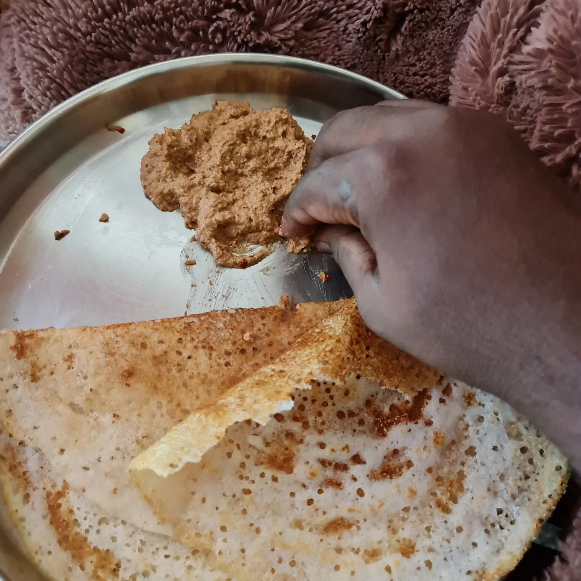 A cook's photo of Peanut Chutney
