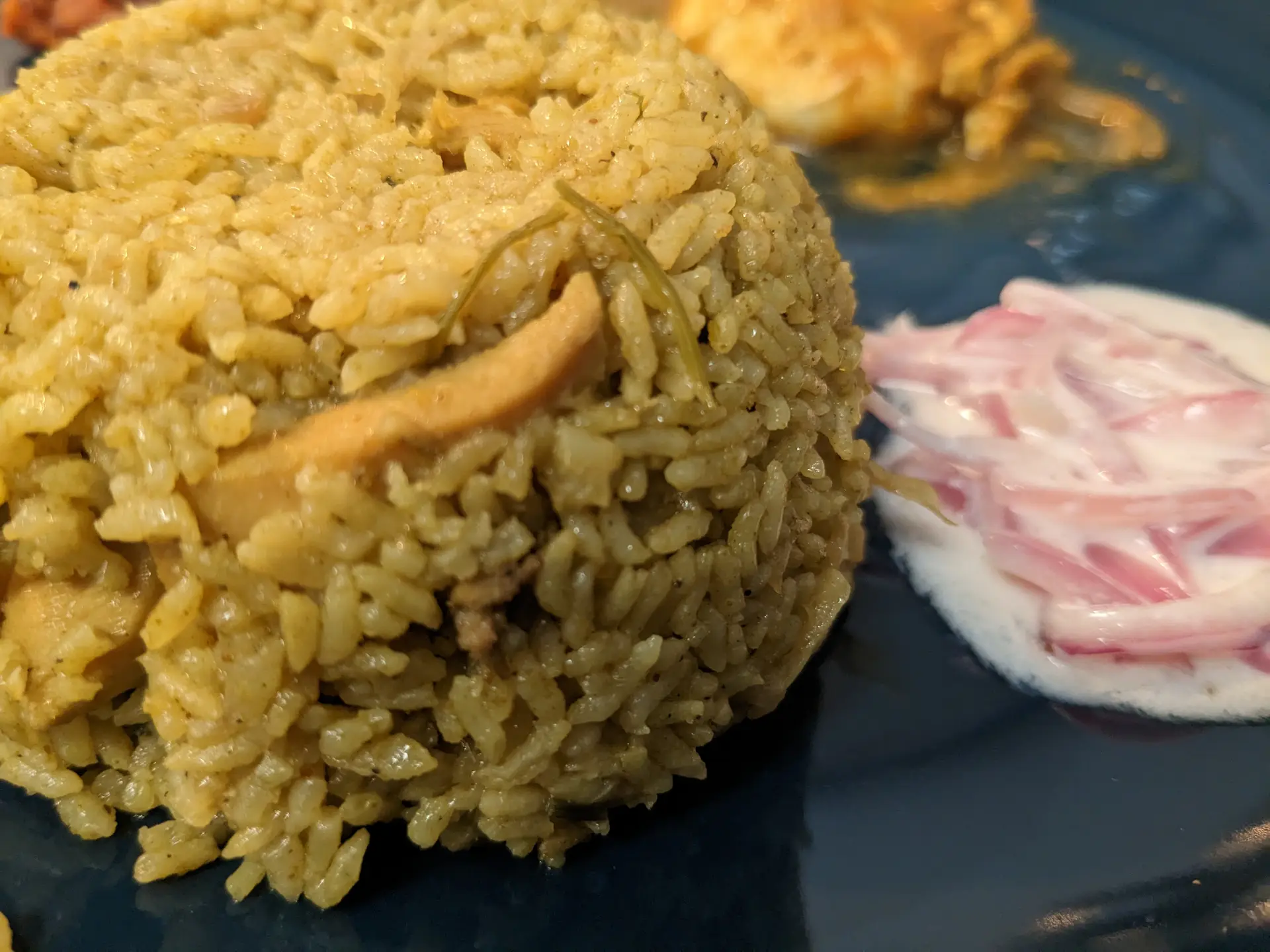 A cook's photo of Chicken Donne Biryani (Naati style)