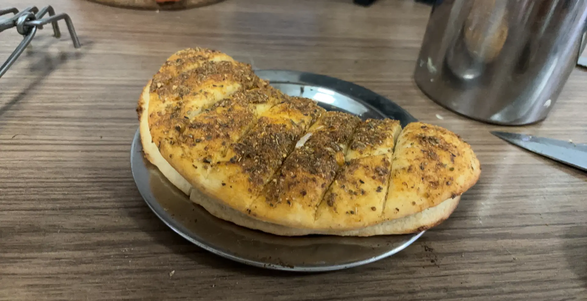 A cook's photo of No-Oven Dominos Garlic Bread