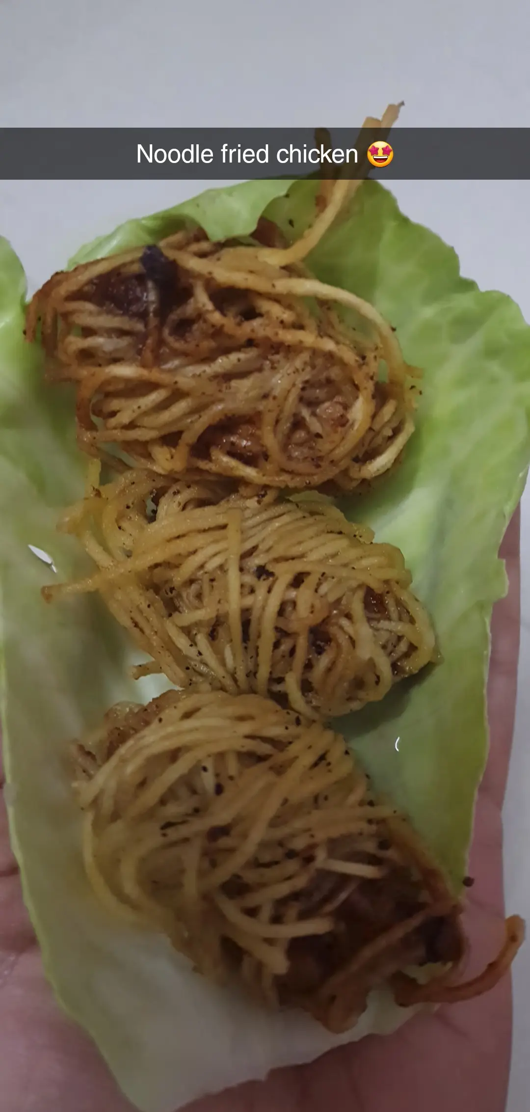 A cook's photo of Crispy Thread Chicken