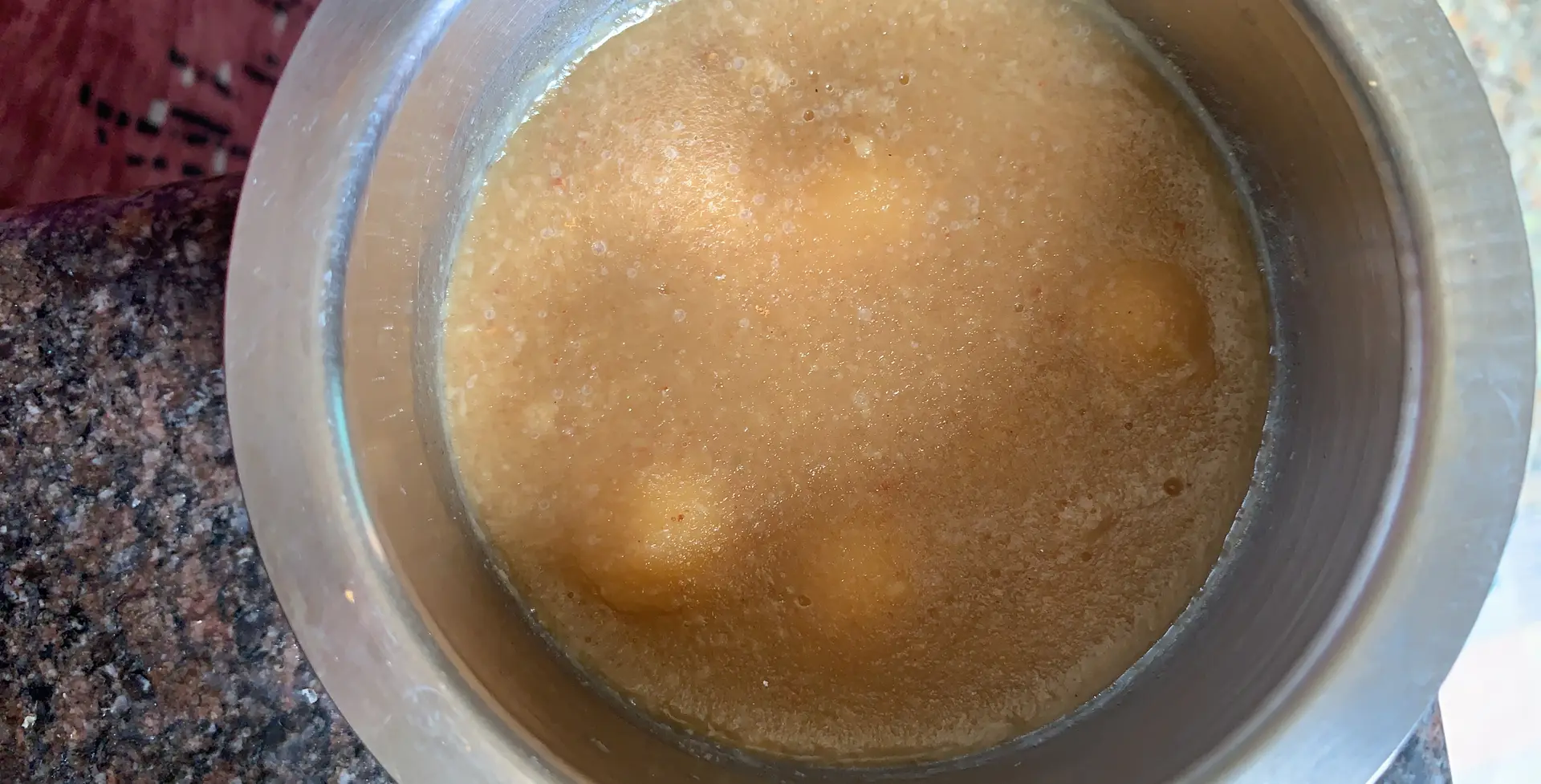A cook's photo of Paal Kozhukattai