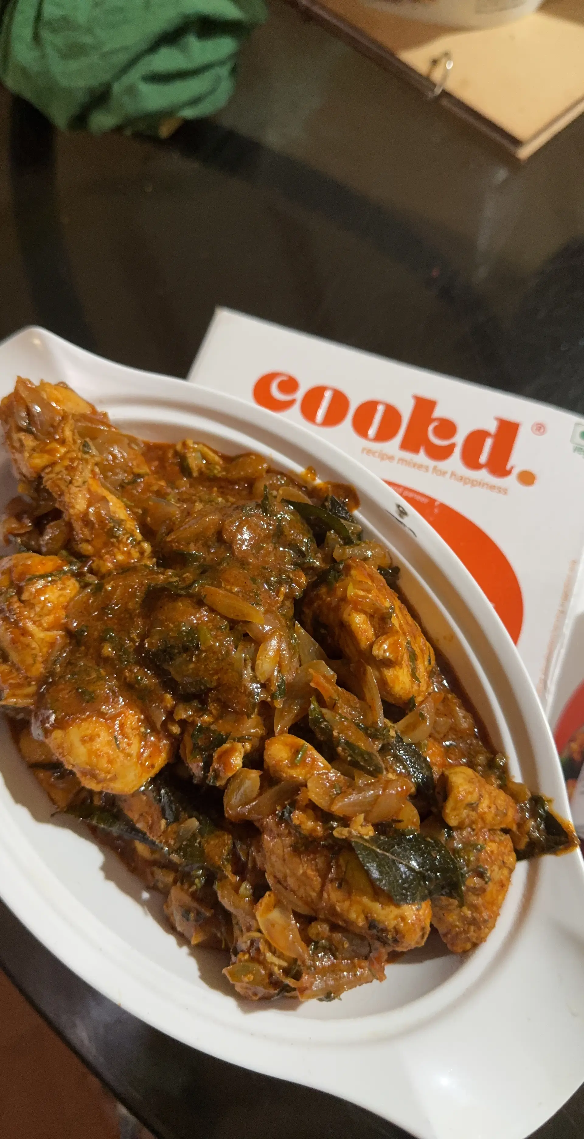 A cook's photo of Cookd Guntur Chicken