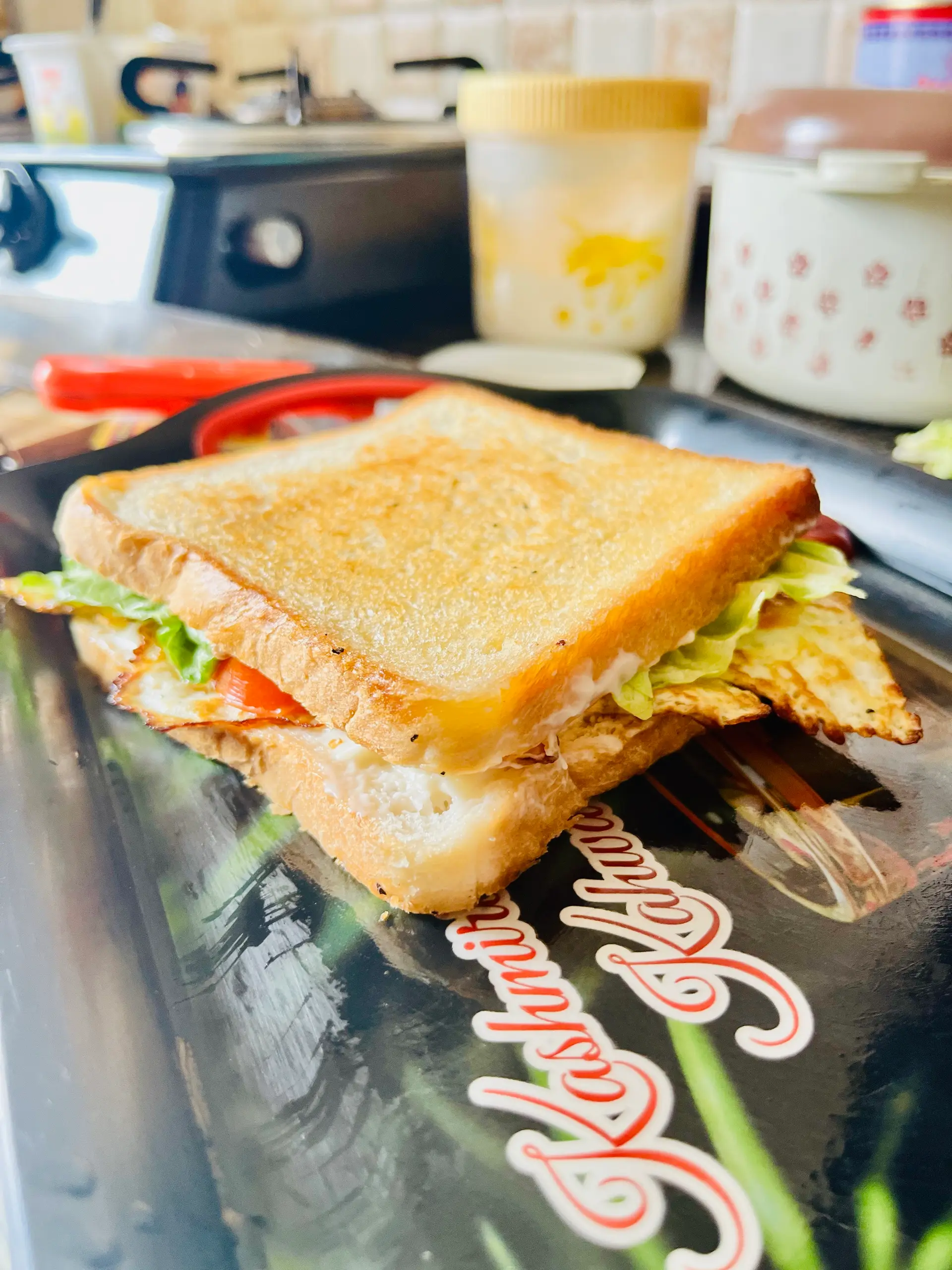 A cook's photo of Breakfast Egg Sandwich
