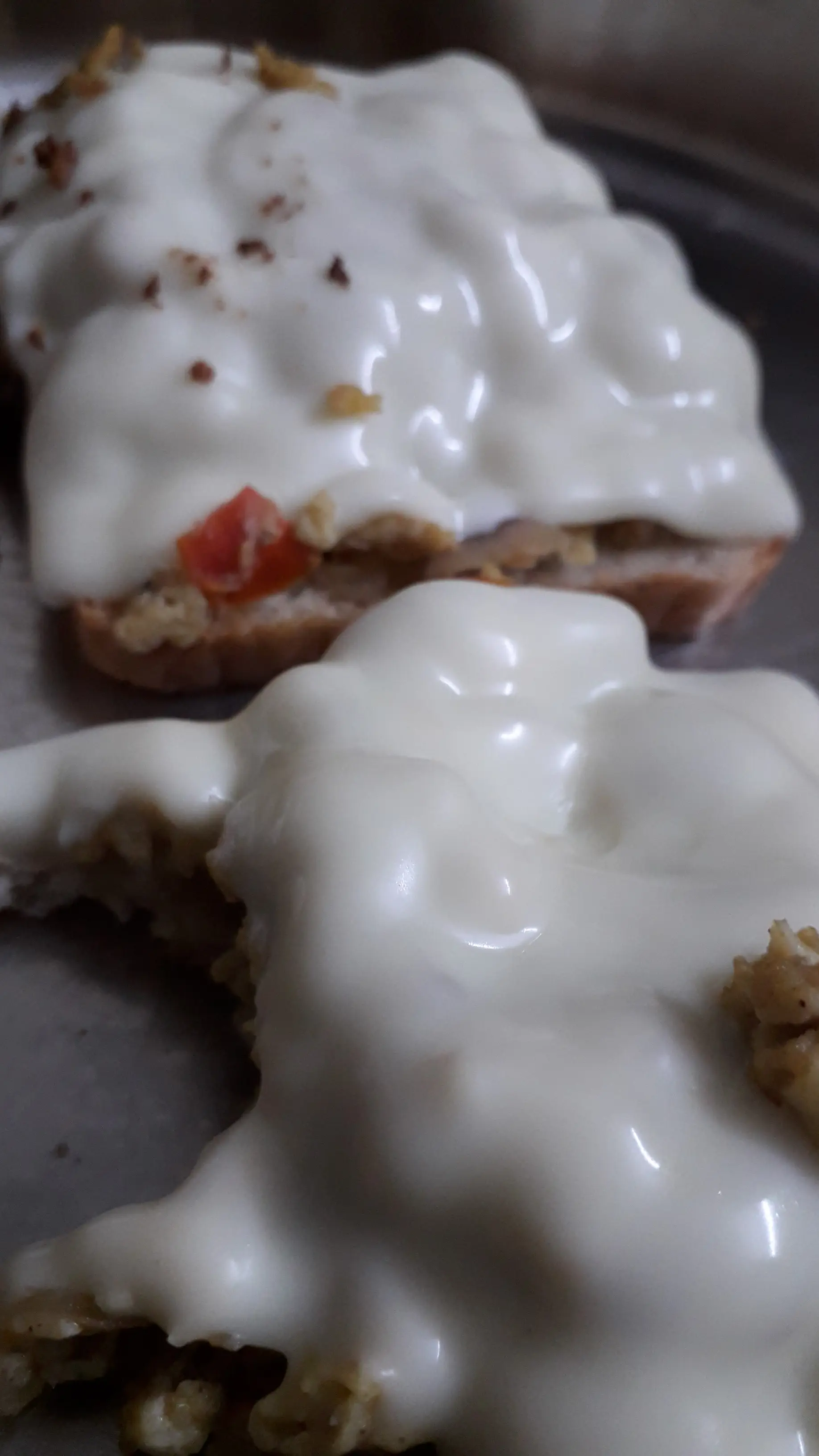 A cook's photo of Masala Egg and Cheese Toast