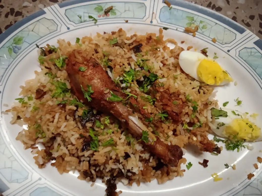A cook's photo of Hyderabad Chicken Biryani