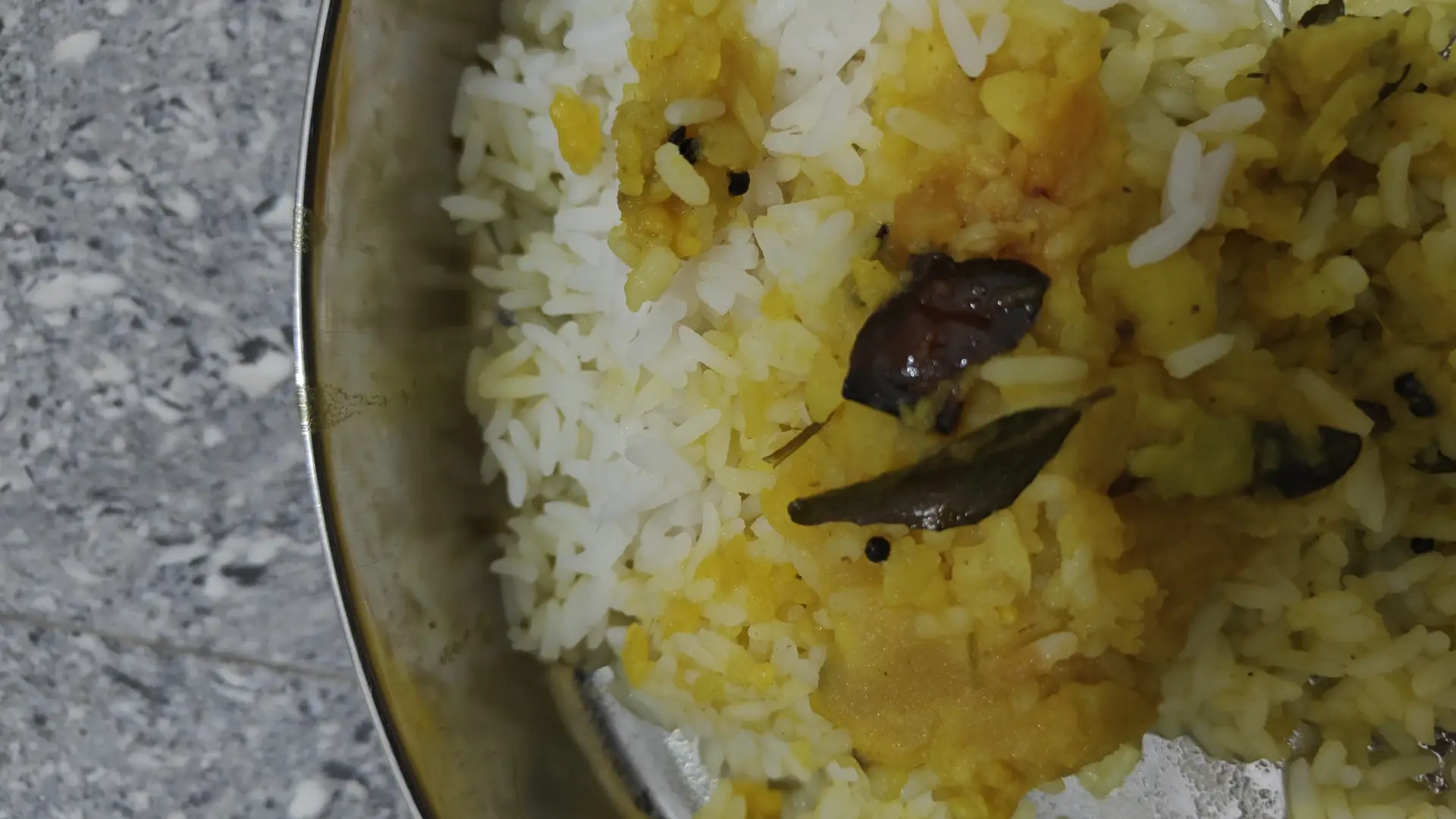 A cook's photo of No-Dal Tadka