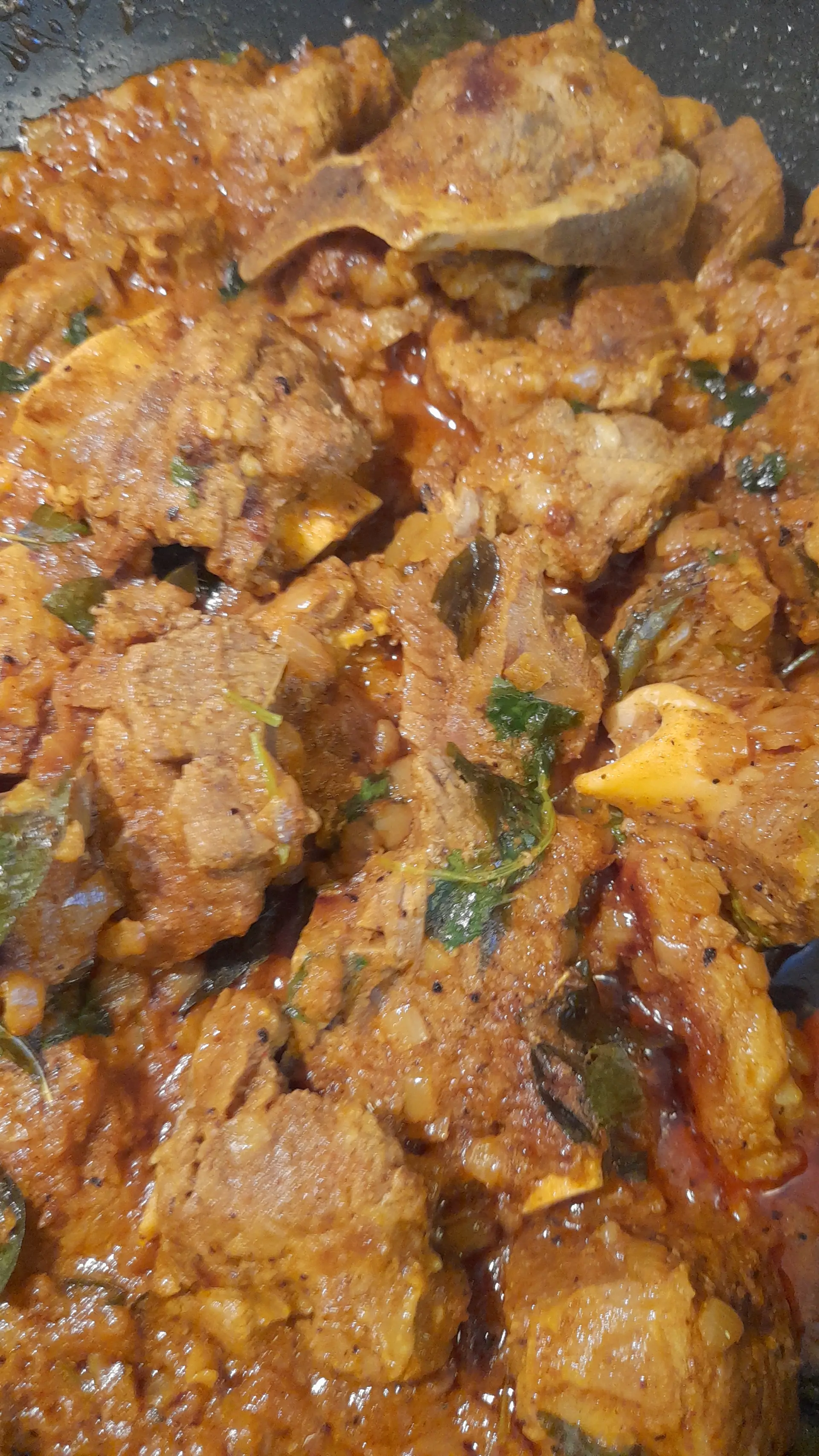 A cook's photo of Andhra Mutton Fry