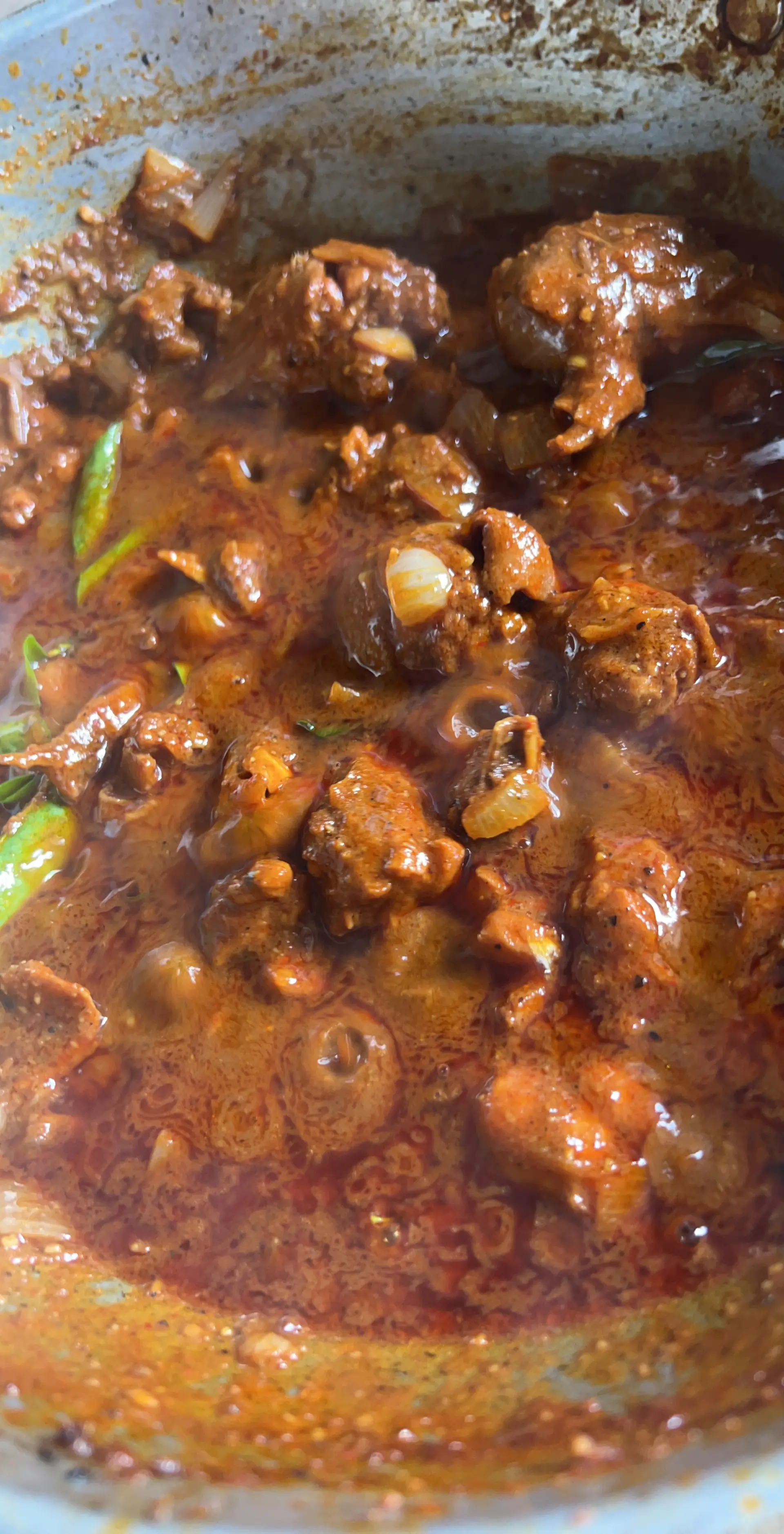 A cook's photo of Chicken Ghee Roast