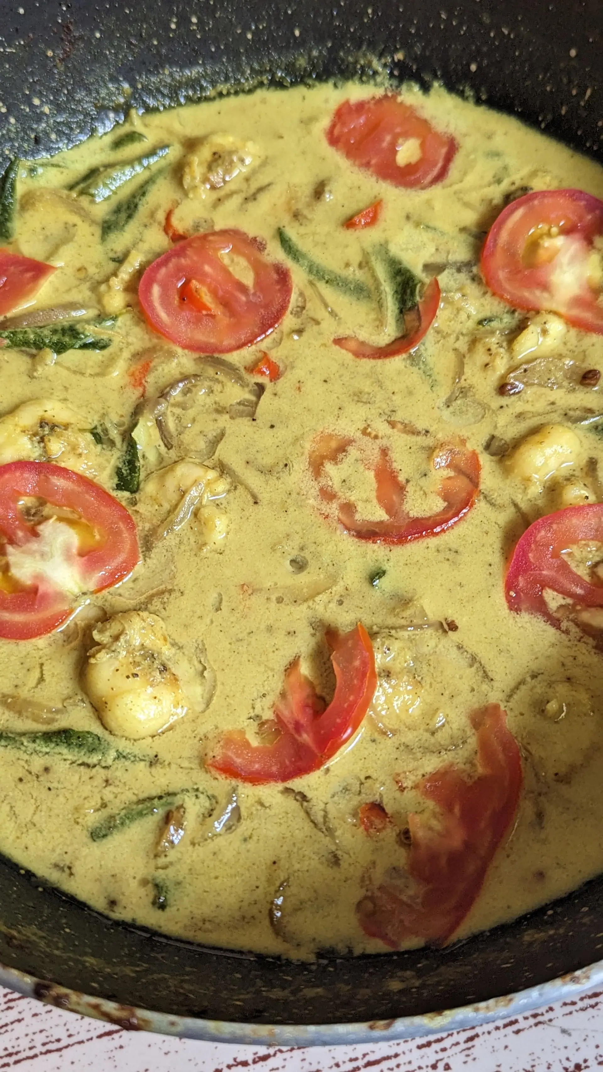 A cook's photo of Prawn Moilee