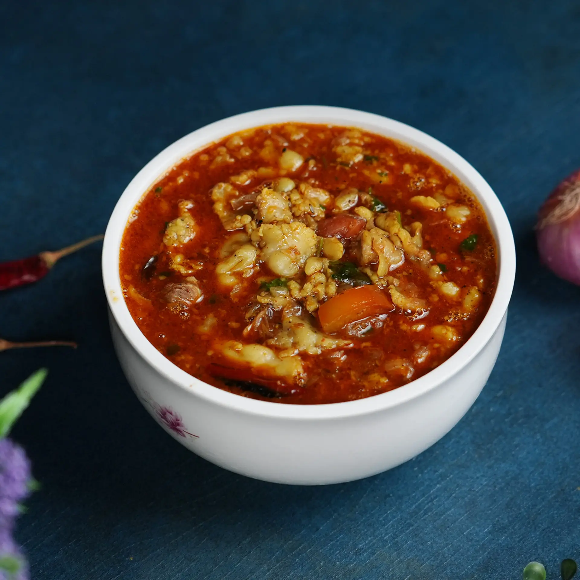 Mutton Elumbu Kozhuppu Rasam