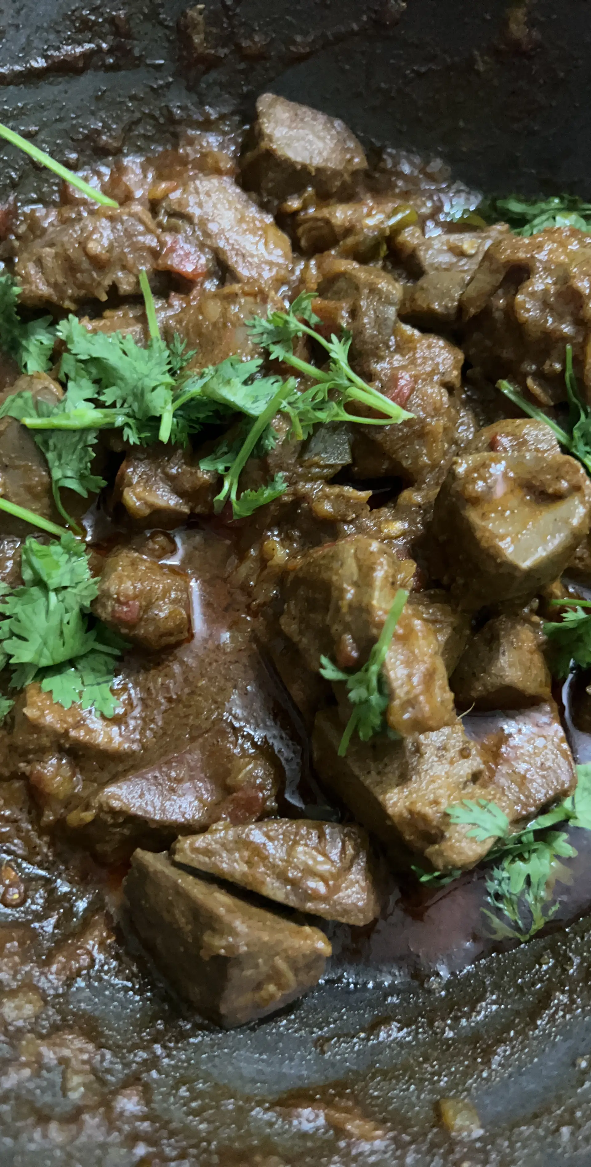 A cook's photo of Mutton Liver Fry