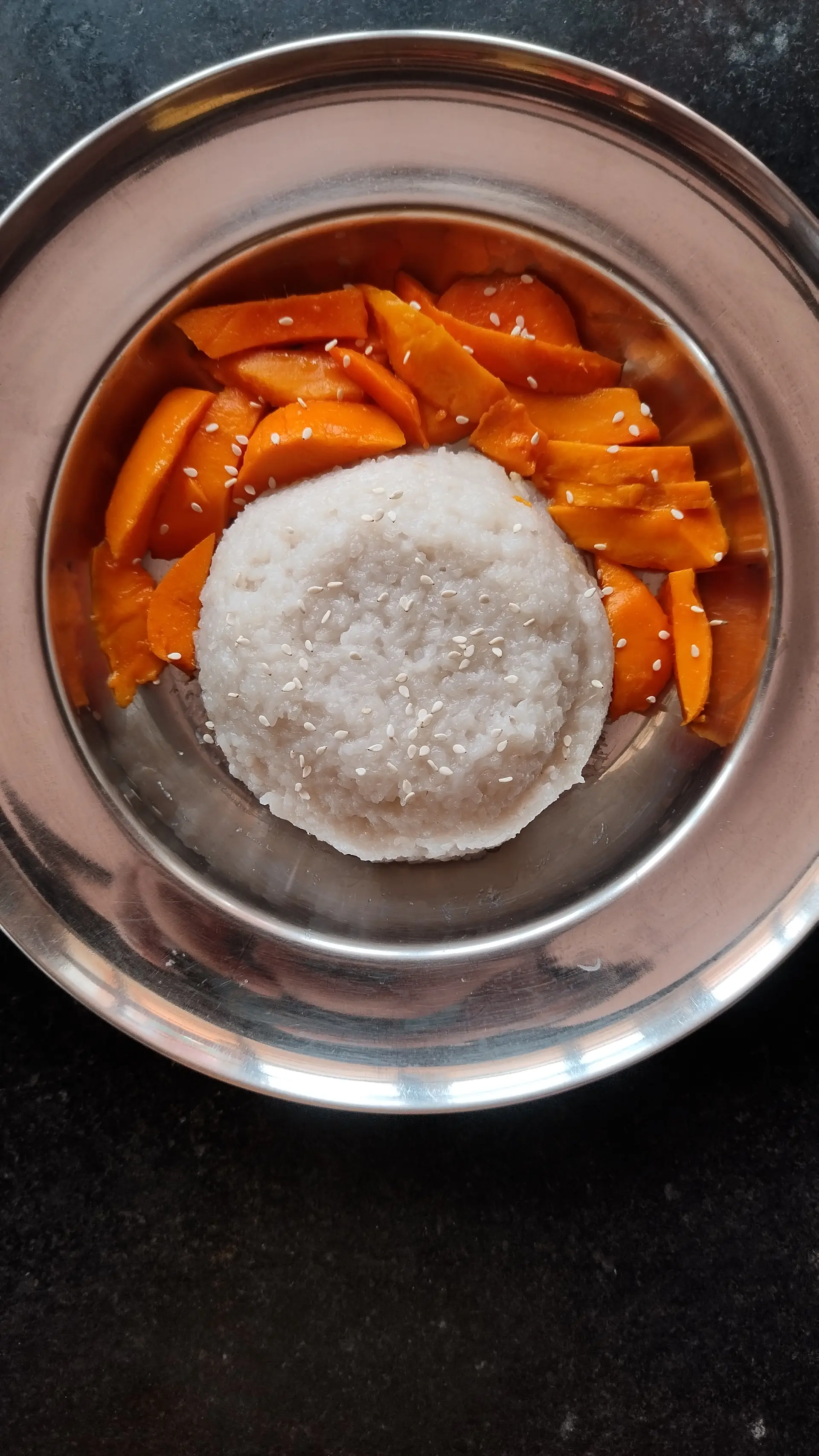 A cook's photo of Sticky Coconut Rice with Mango