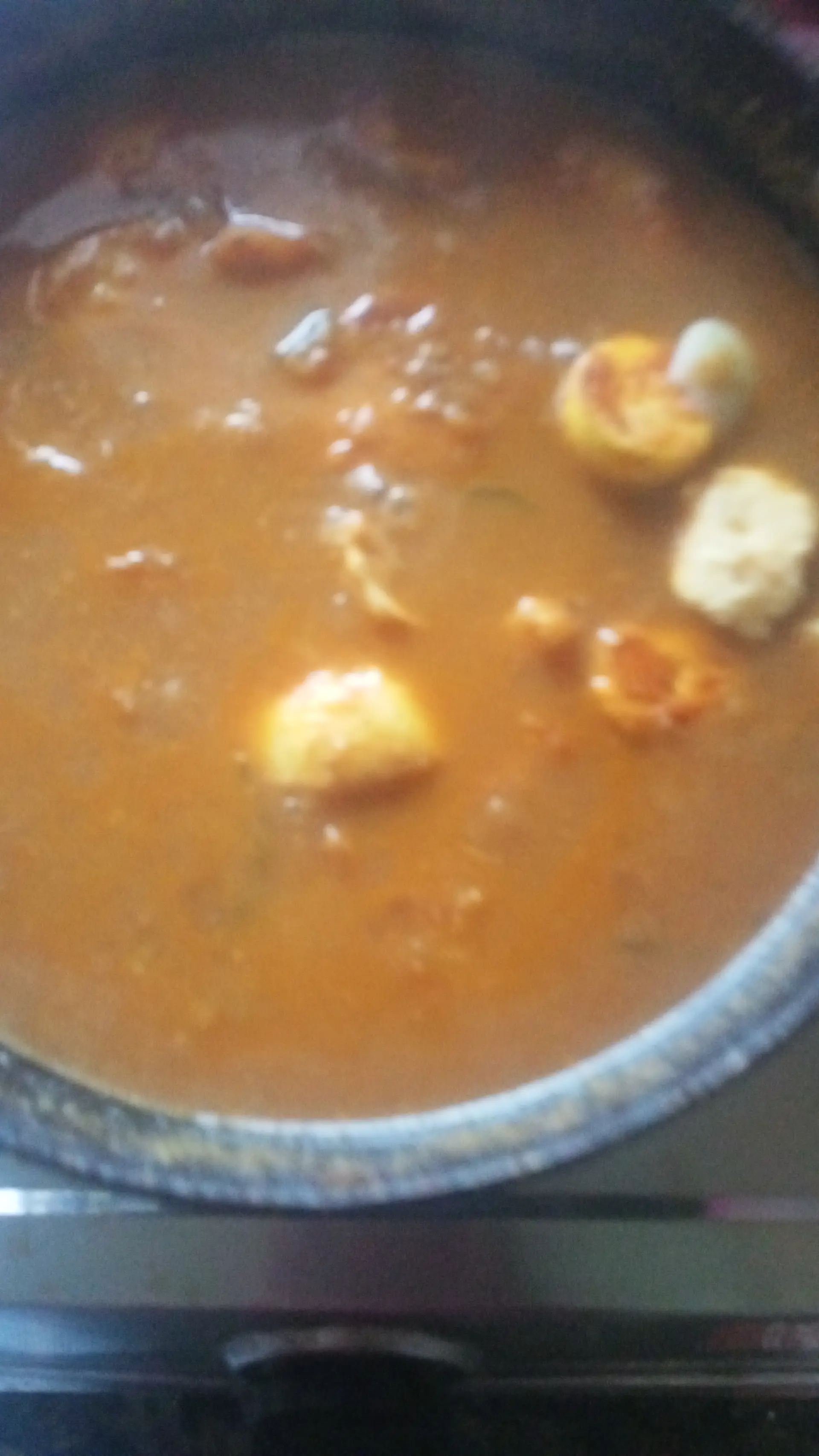 A cook's photo of Muttai Milagu Masala