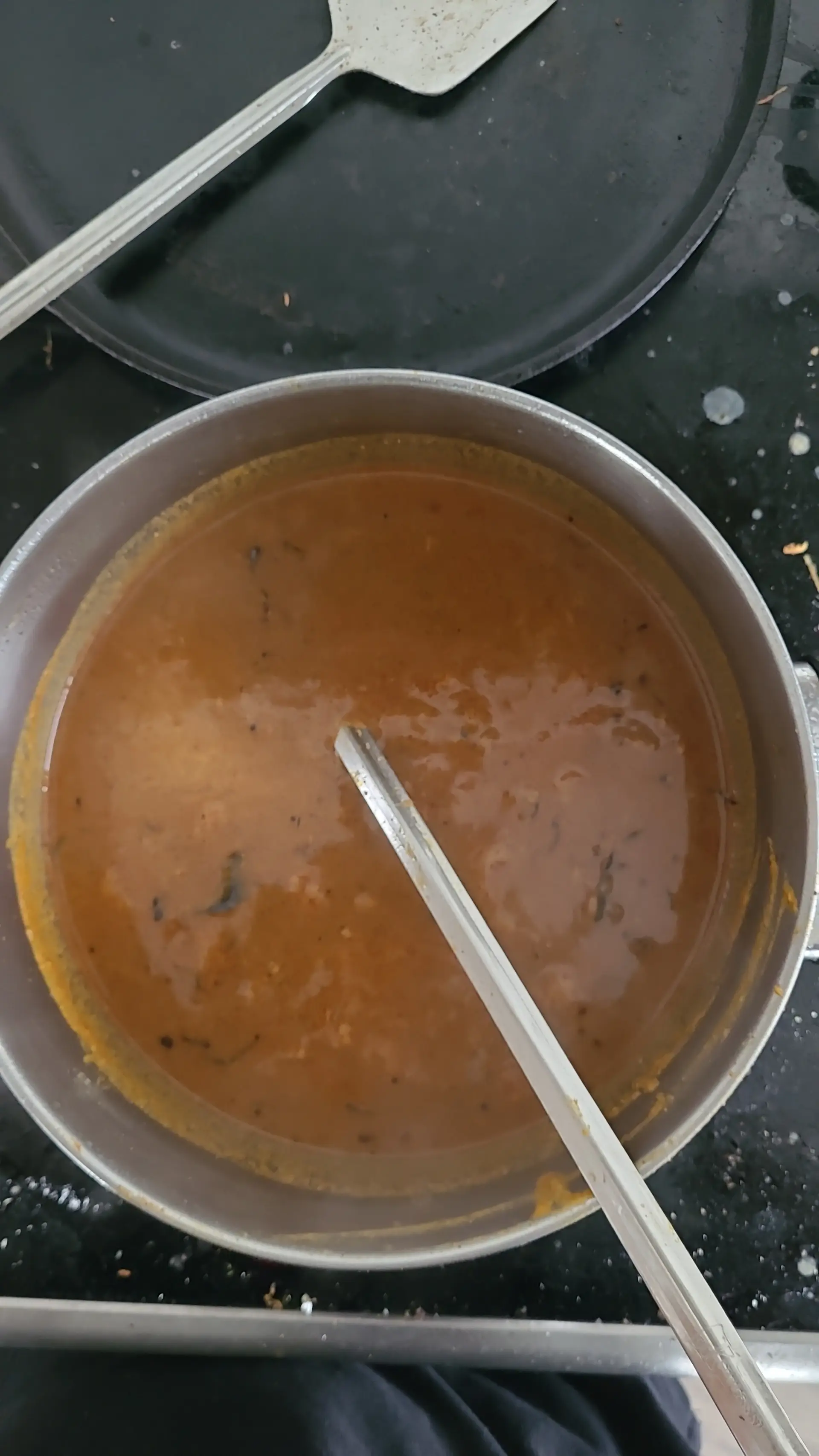 A cook's photo of Garlic Kuzhambu