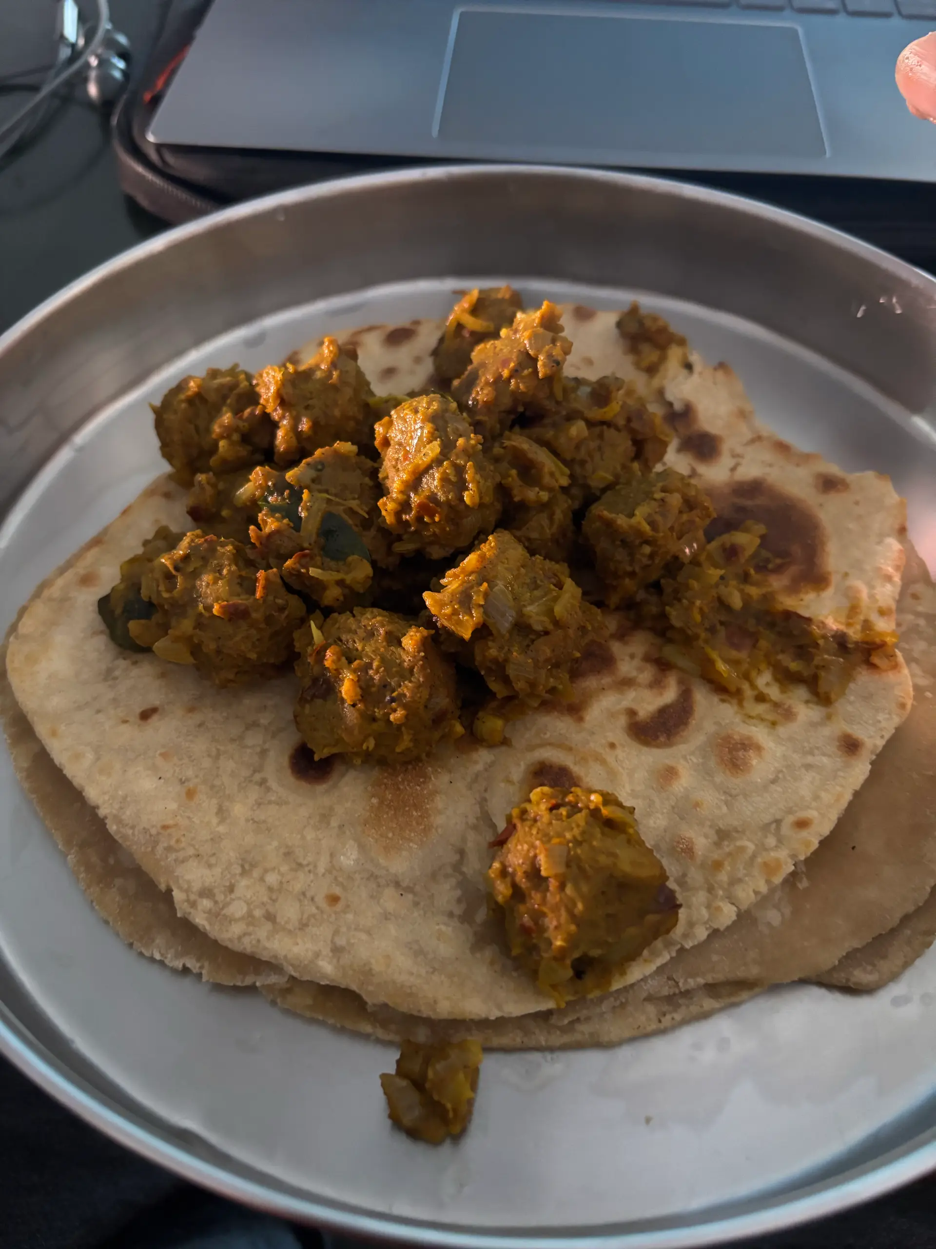 A cook's photo of Cookd Madurai Soya Chukka