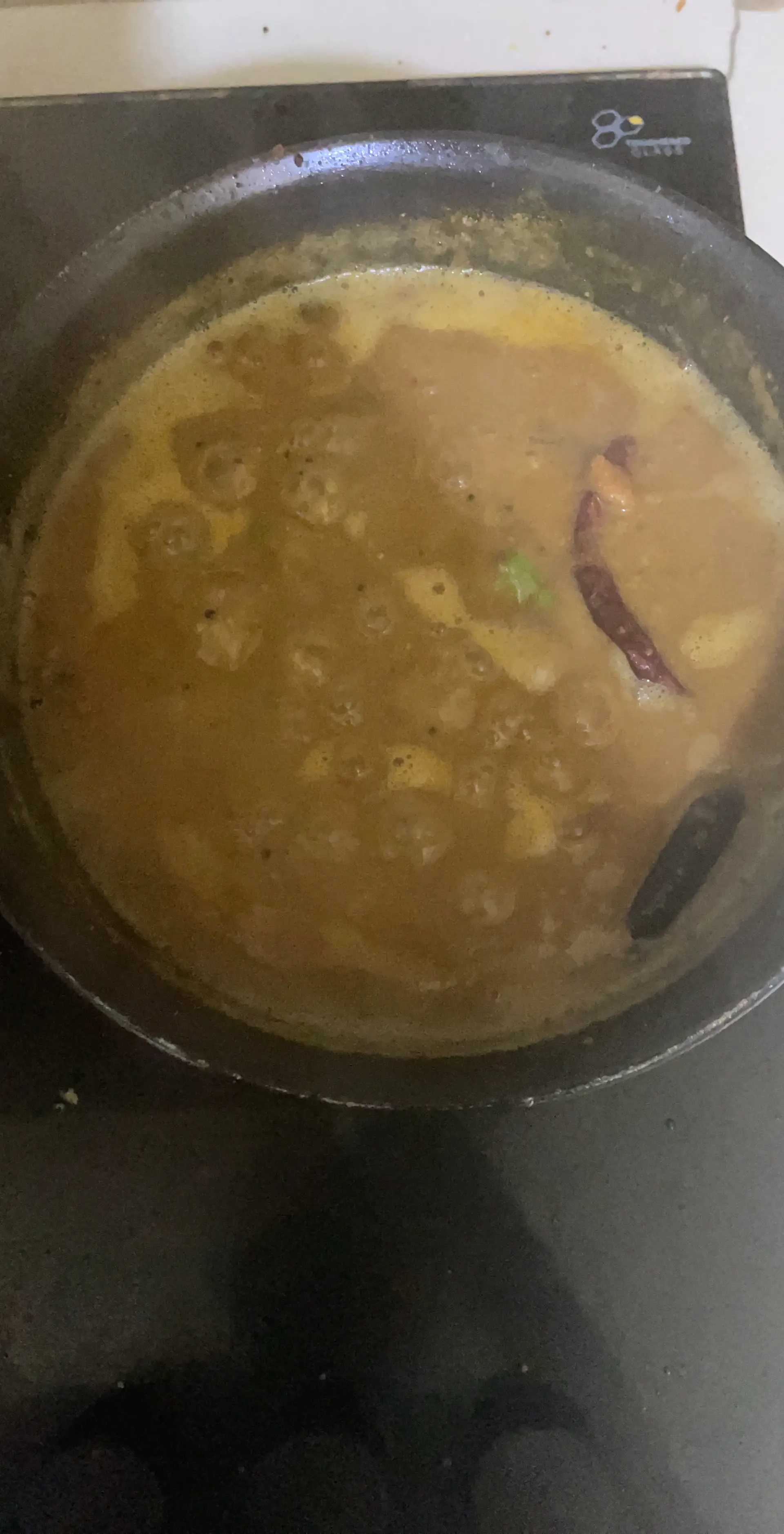 A cook's photo of Tiffin Sambar