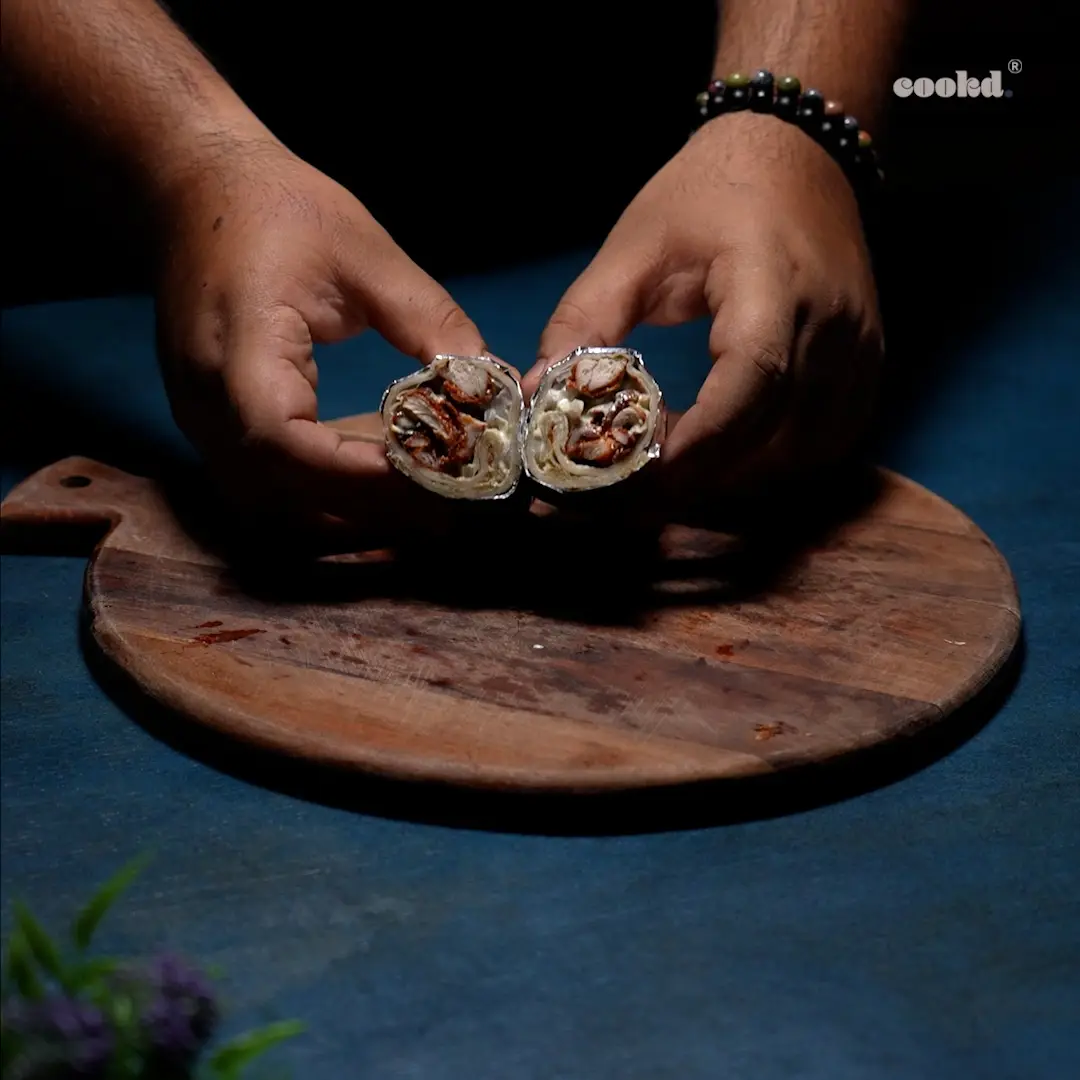 Cookd Chicken 65 Parotta Roll
