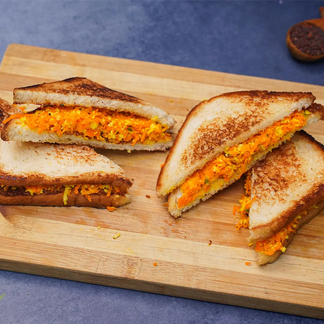 Healthy Carrot Sandwich