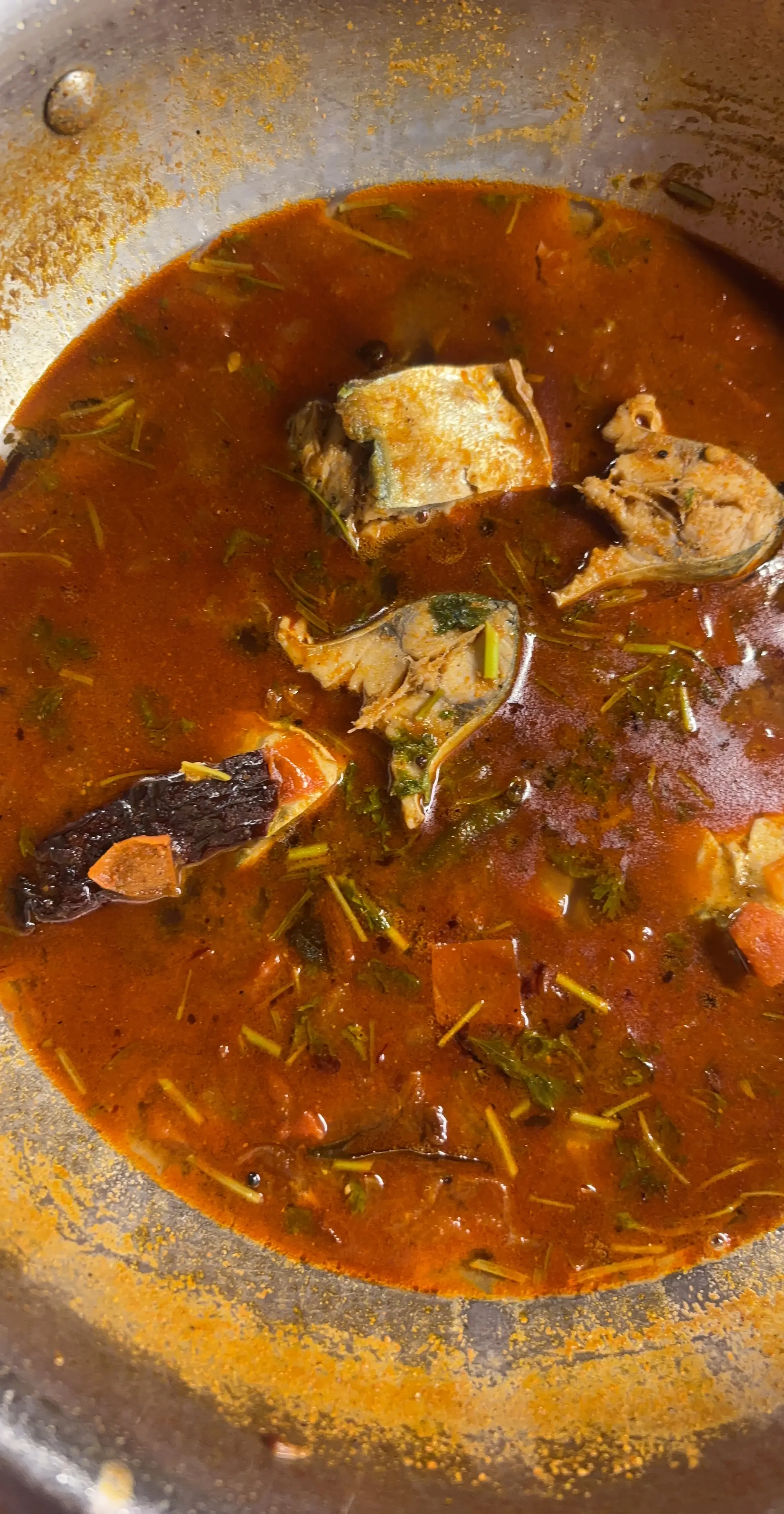 A cook's photo of Cookd Fish Curry