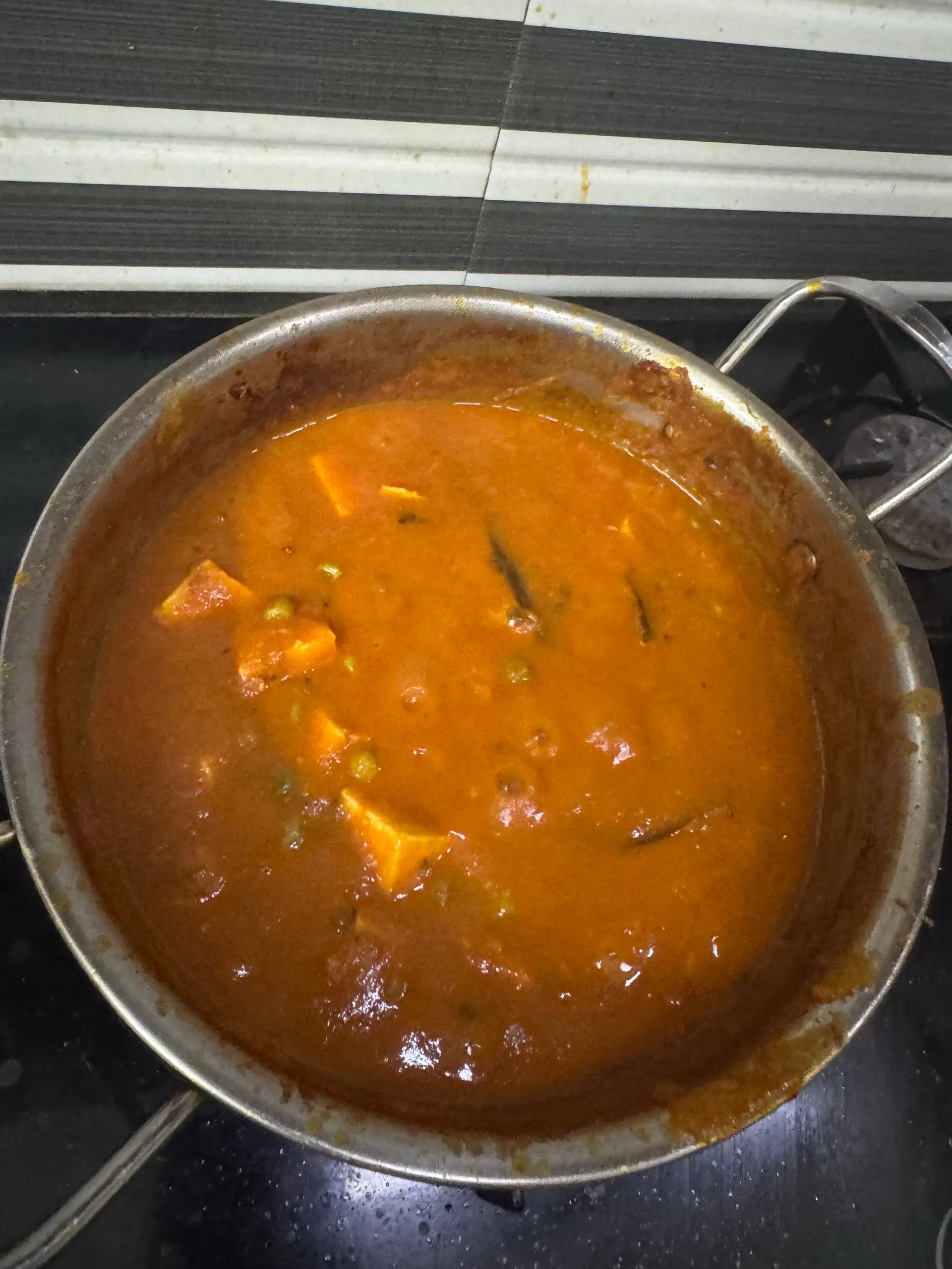 A cook's photo of Matar Paneer Gravy