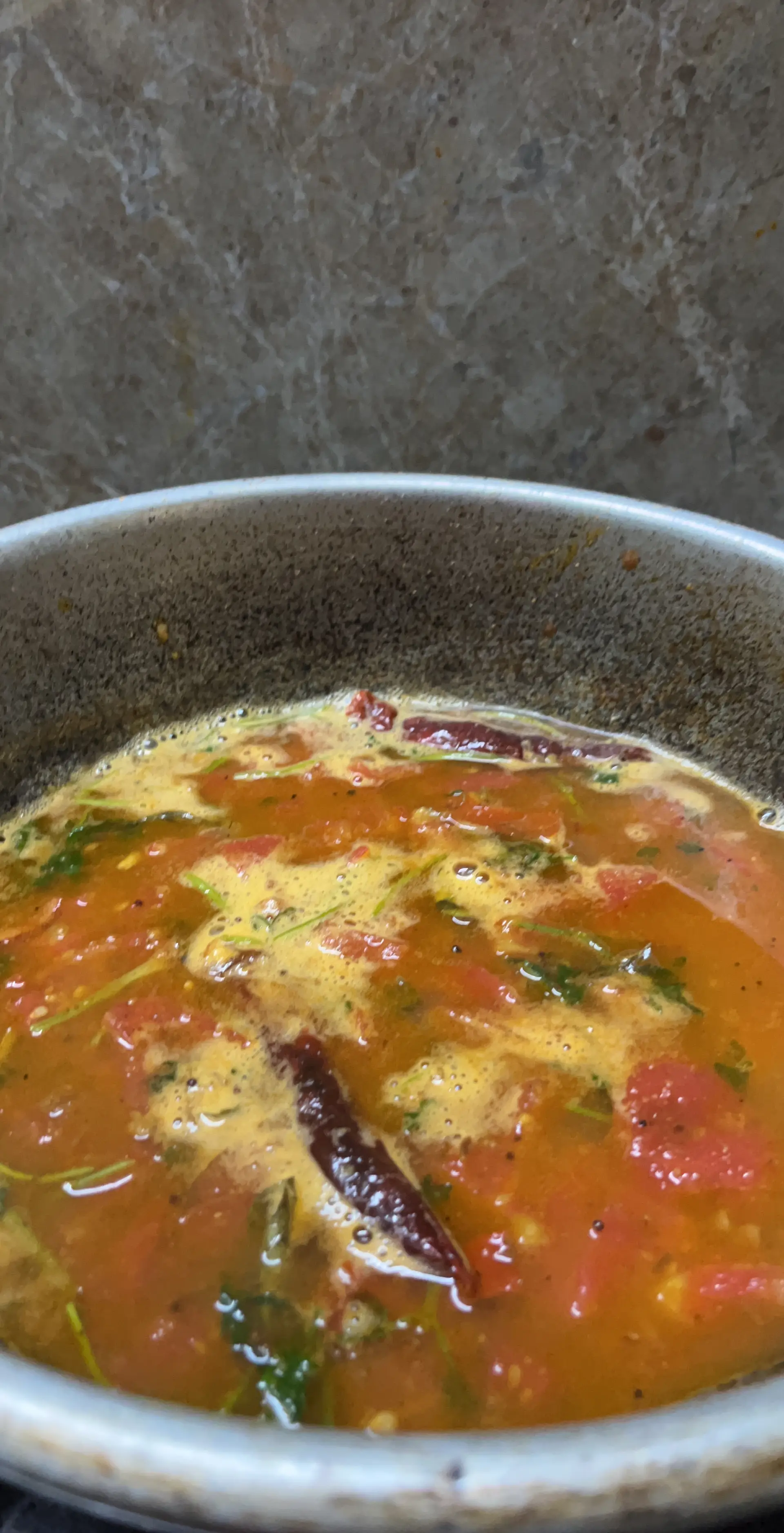 A cook's photo of Tomato Rasam